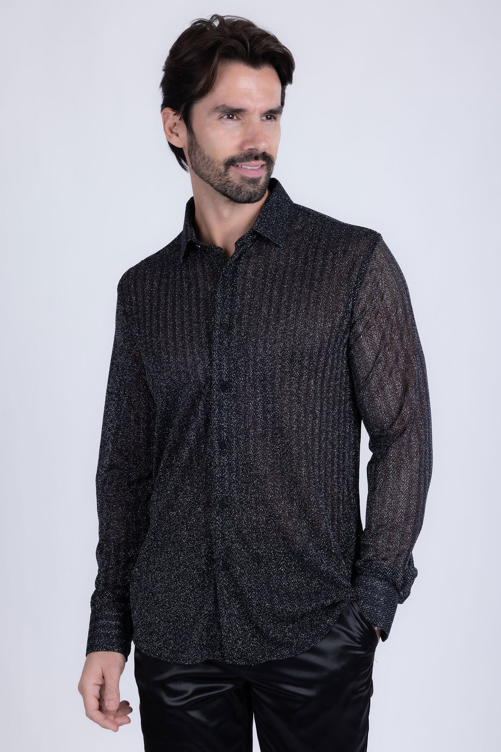 Antalya See Through Long Sleeve Shirt