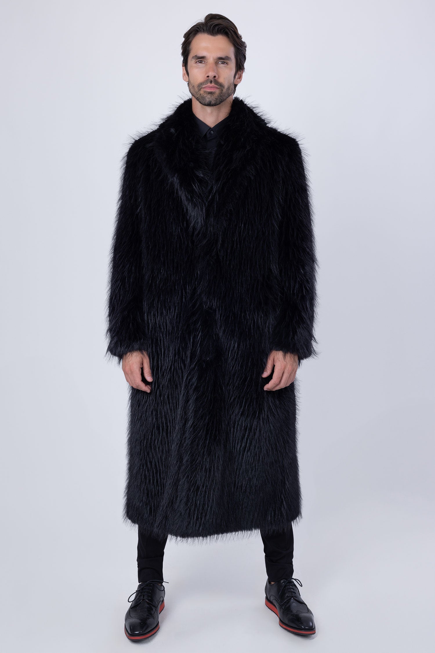Kolkata Fur Long Coat