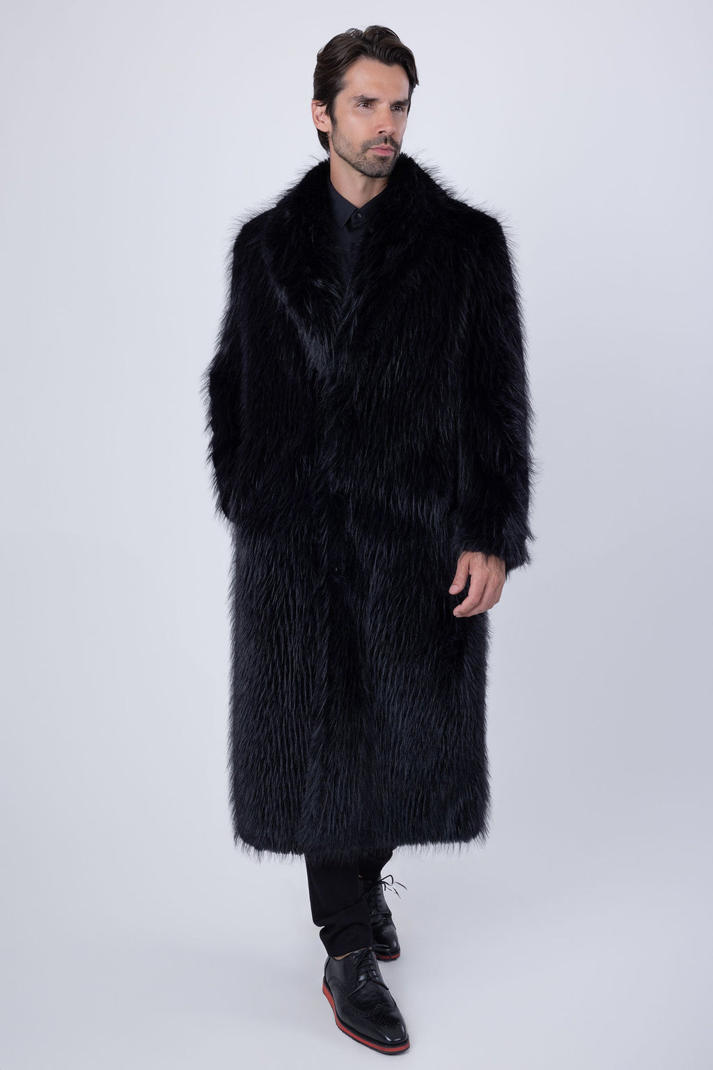 Kolkata Fur Long Coat