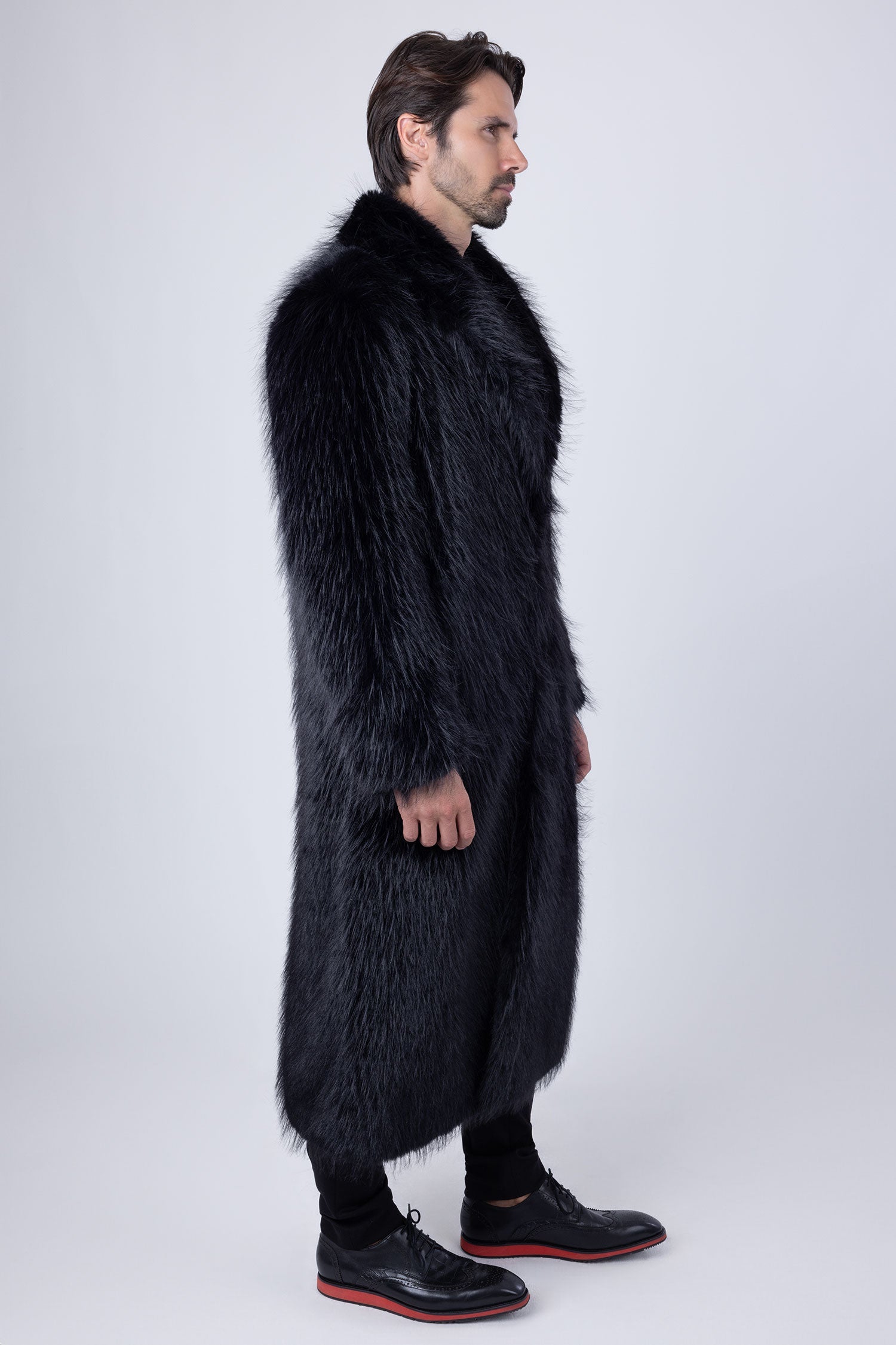 Kolkata Fur Long Coat