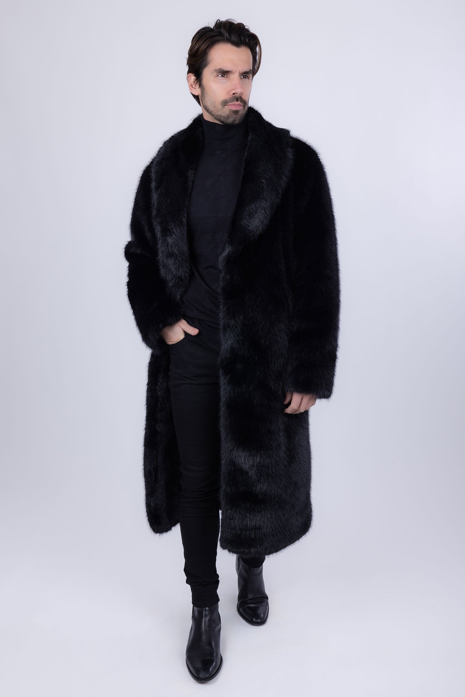 Flitterbreeze Fur Long Coat