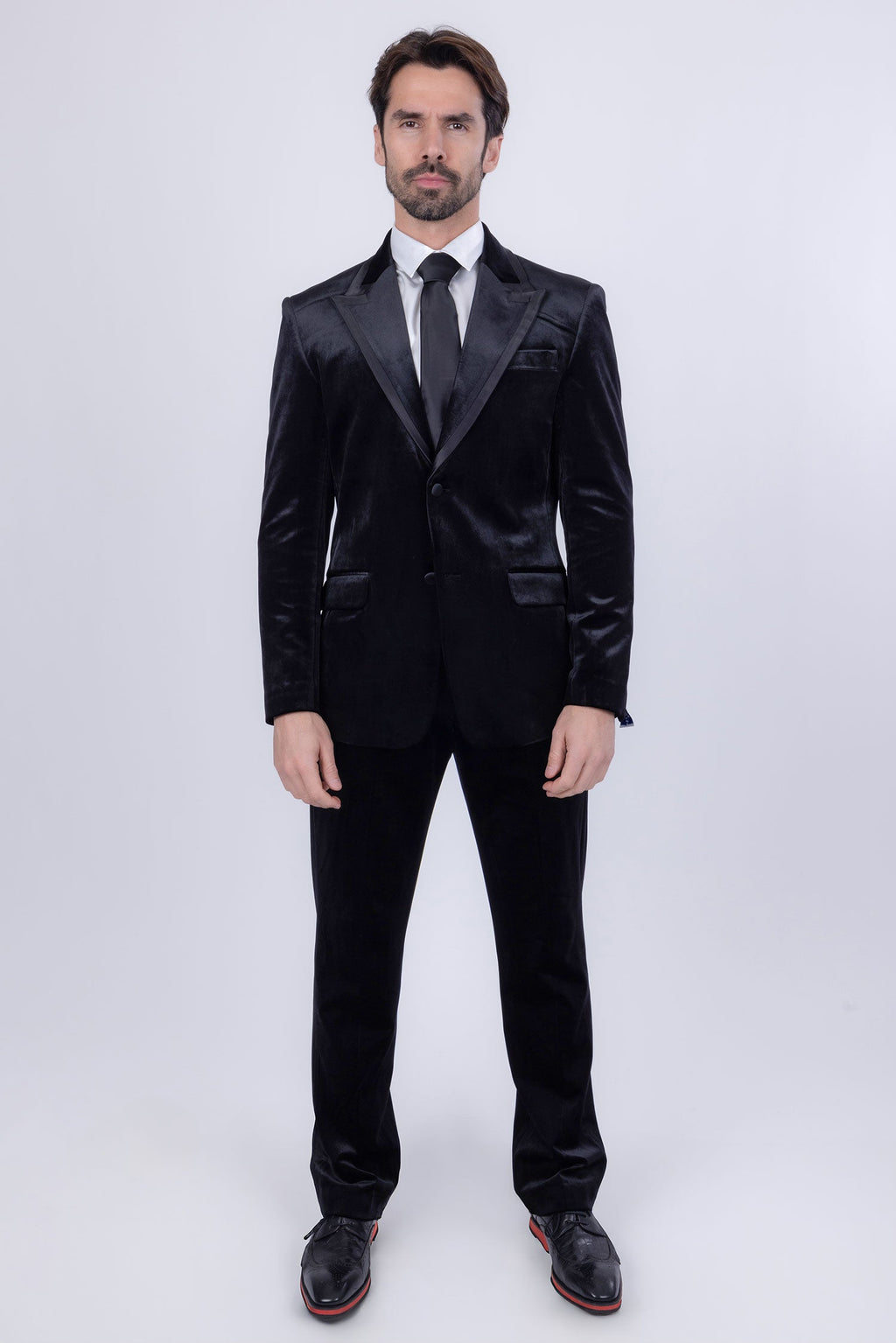 Fluffad Velvet Blazer