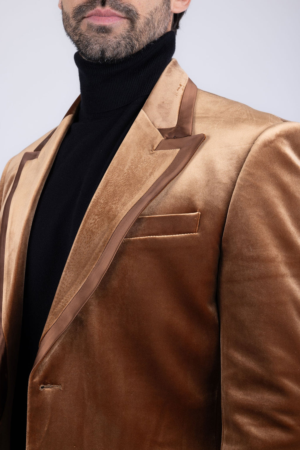 Fluffad Velvet Blazer