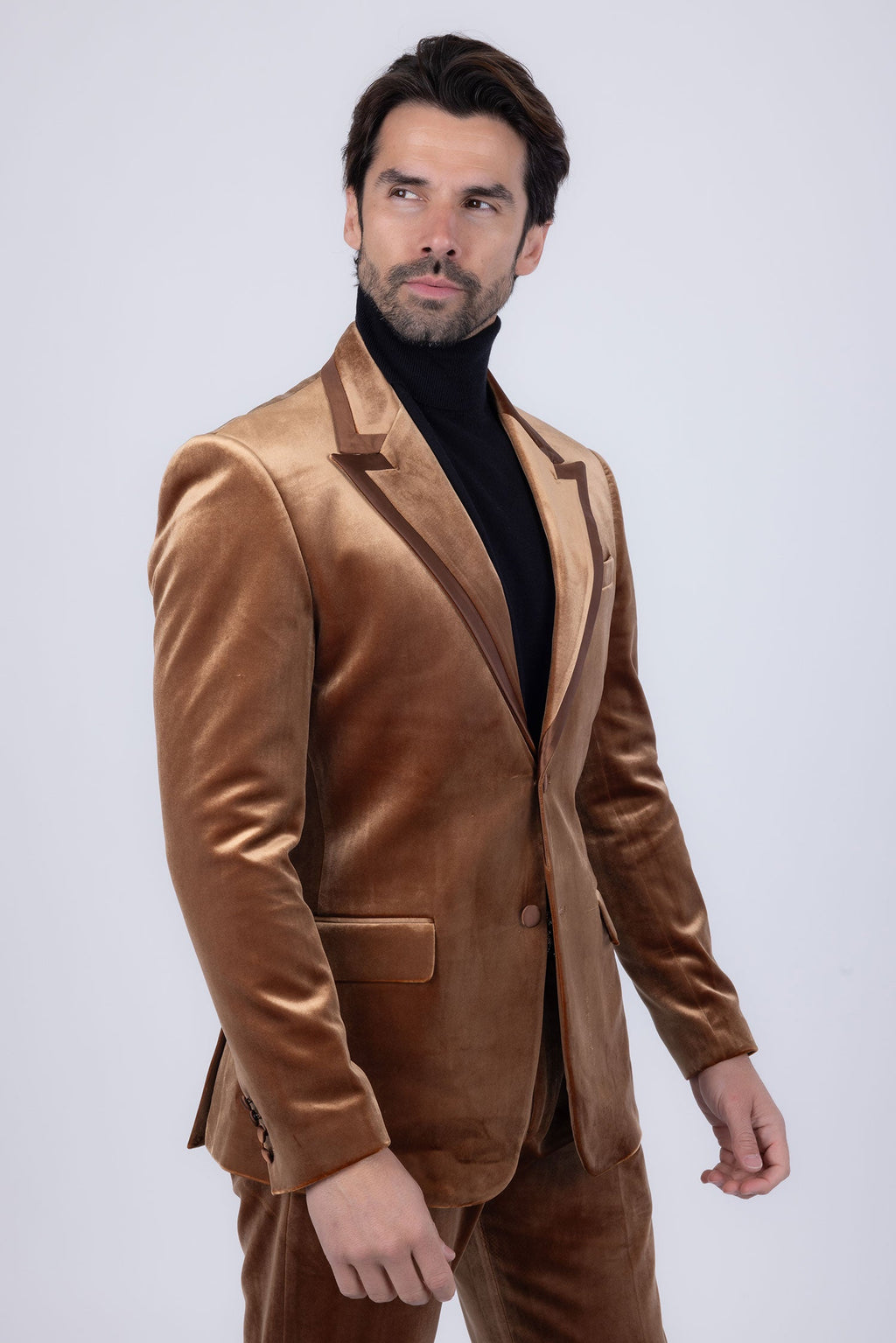 Fluffad Velvet Blazer