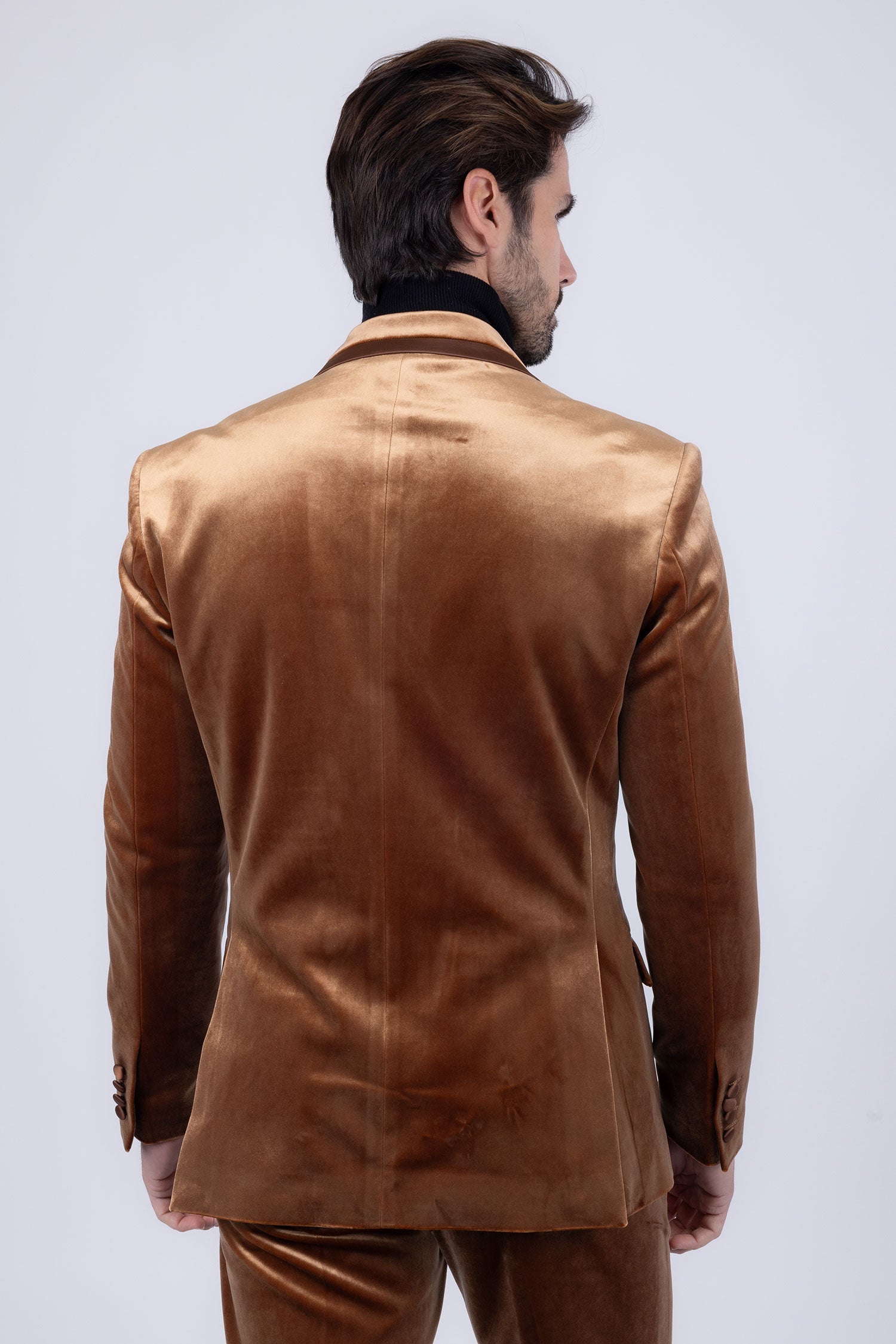 Fluffad Velvet Blazer