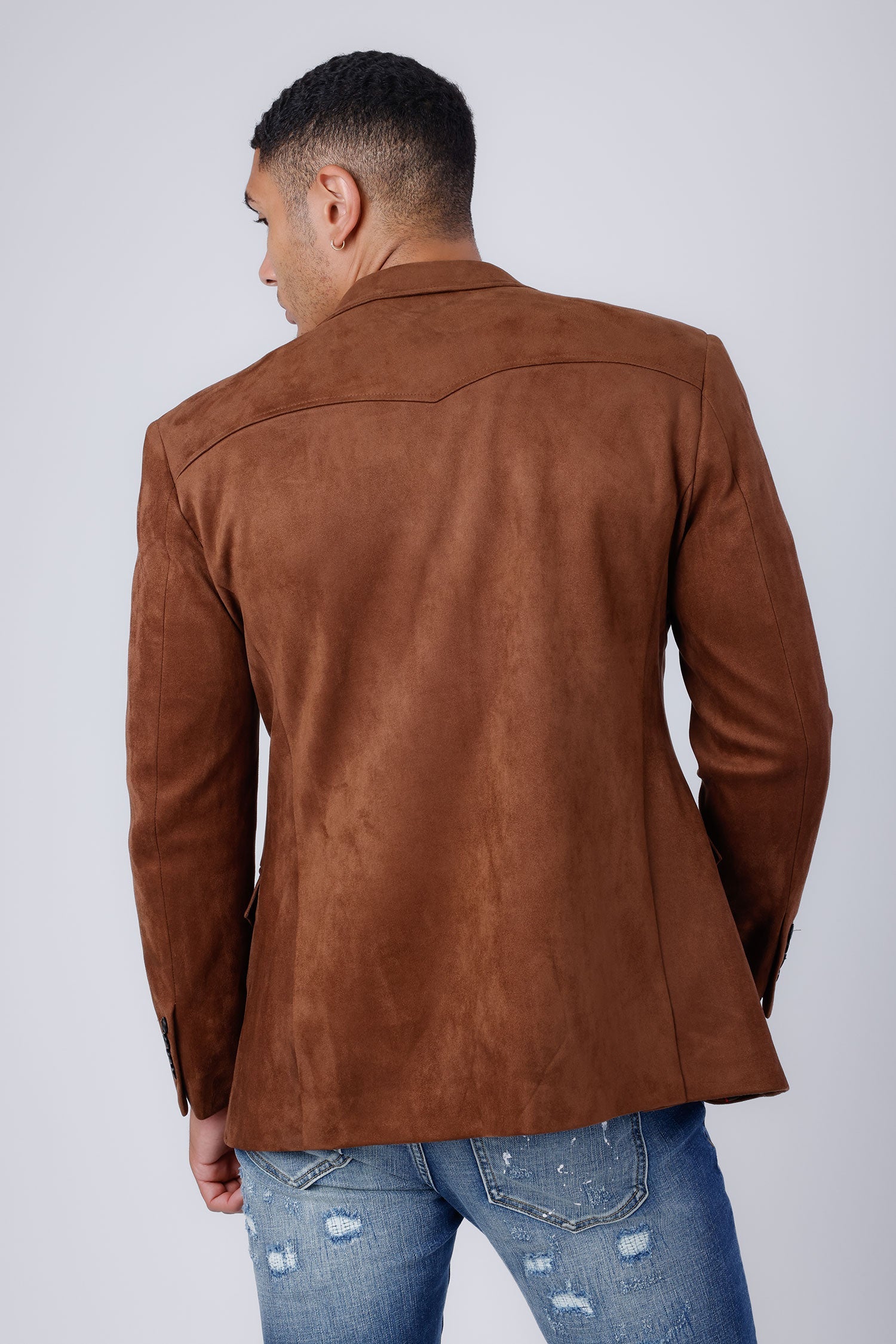 Drowsewrap Suede Blazer