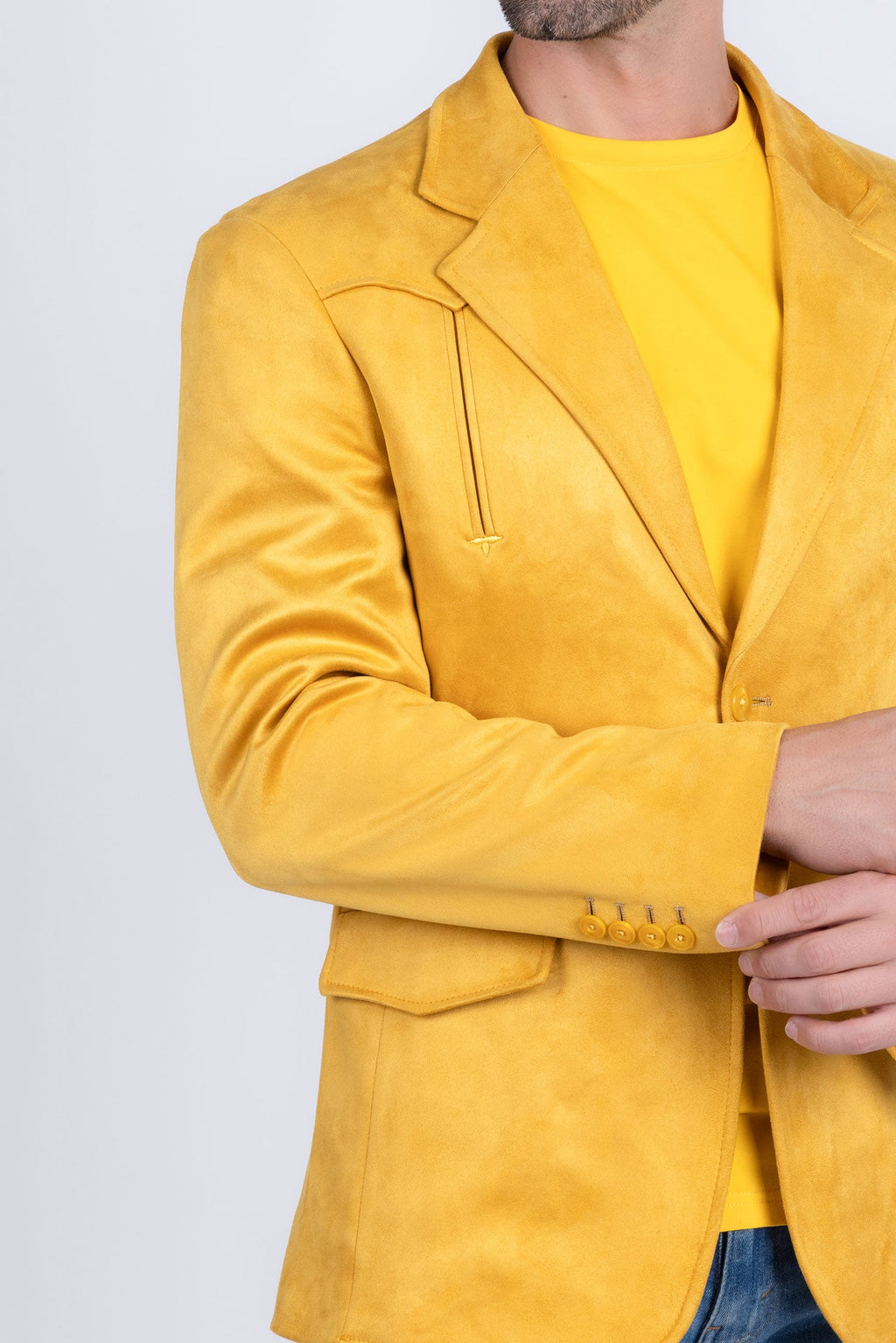 Drowsewrap Suede Blazer