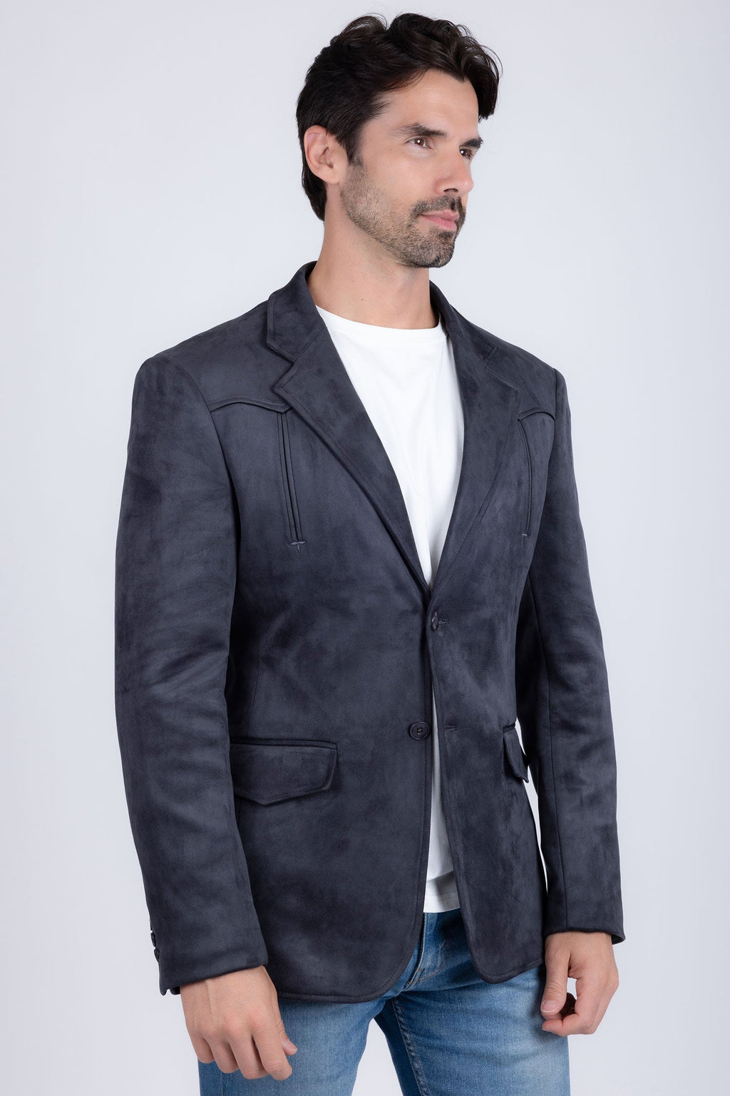 Drowsewrap Suede Blazer