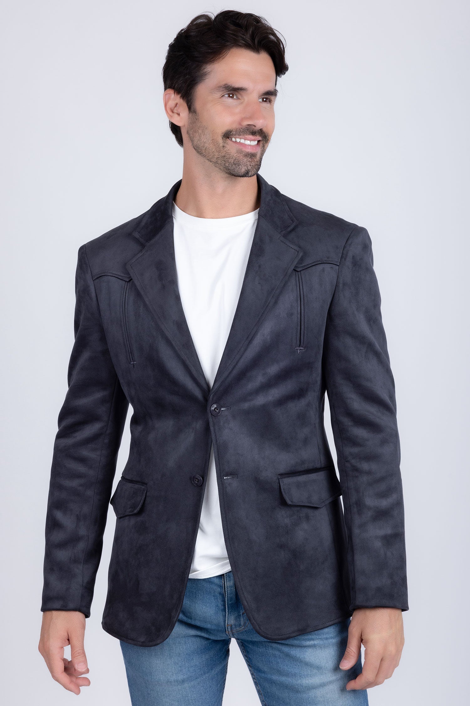 Drowsewrap Suede Blazer