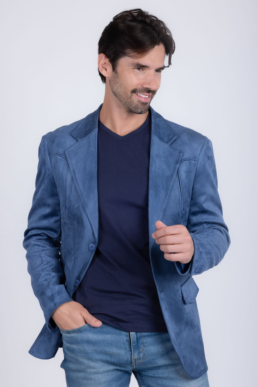 Drowsewrap Suede Blazer