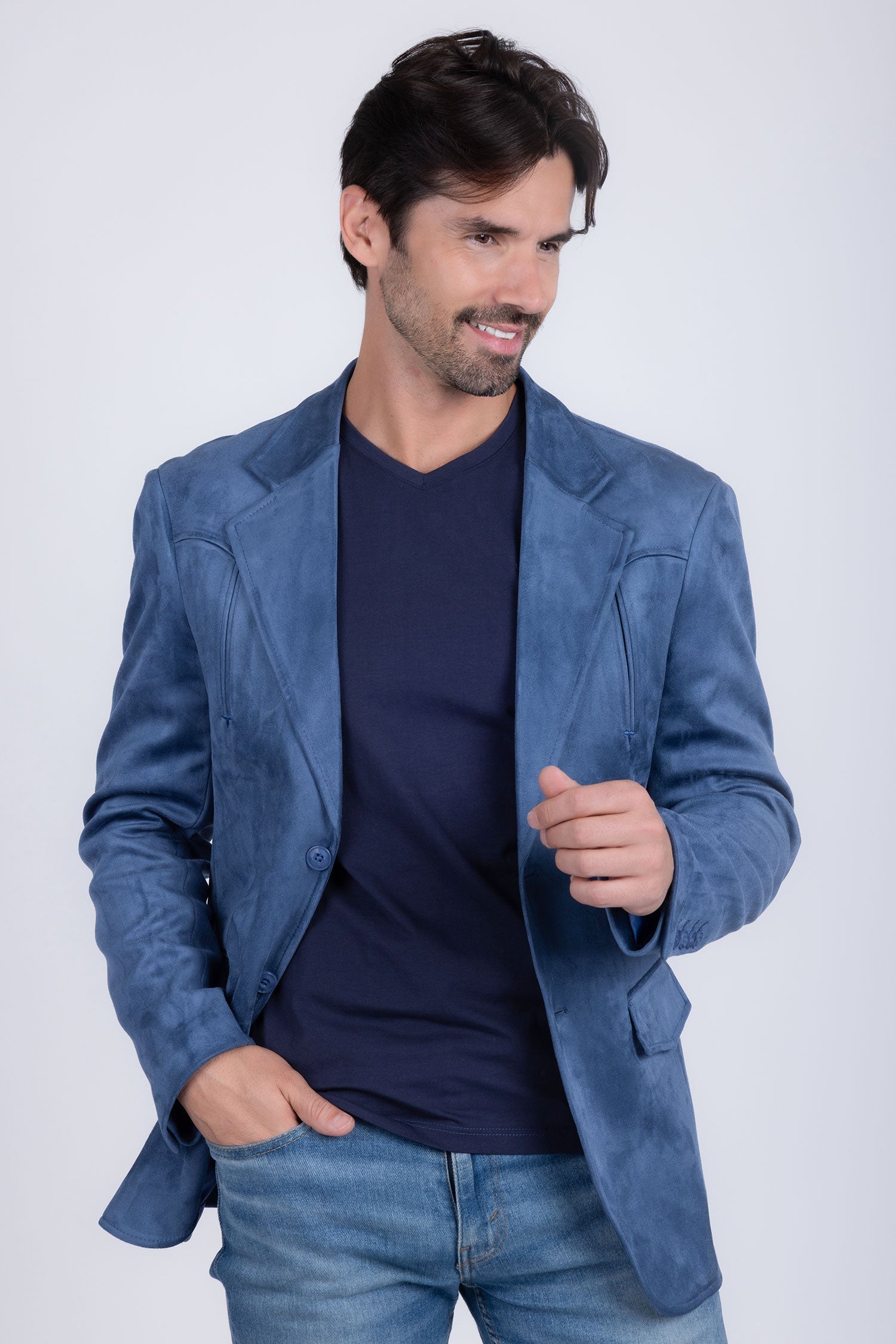 Drowsewrap Suede Blazer