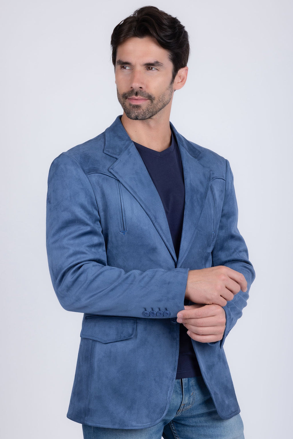 Drowsewrap Suede Blazer