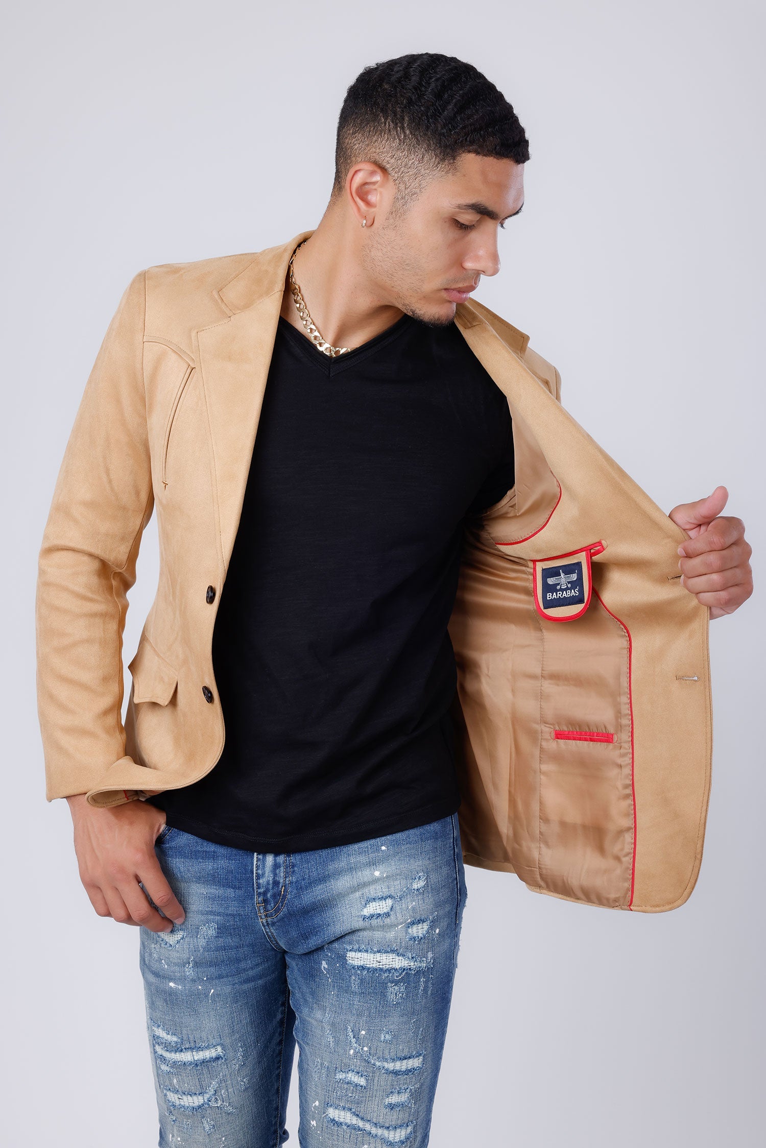 Drowsewrap Suede Blazer