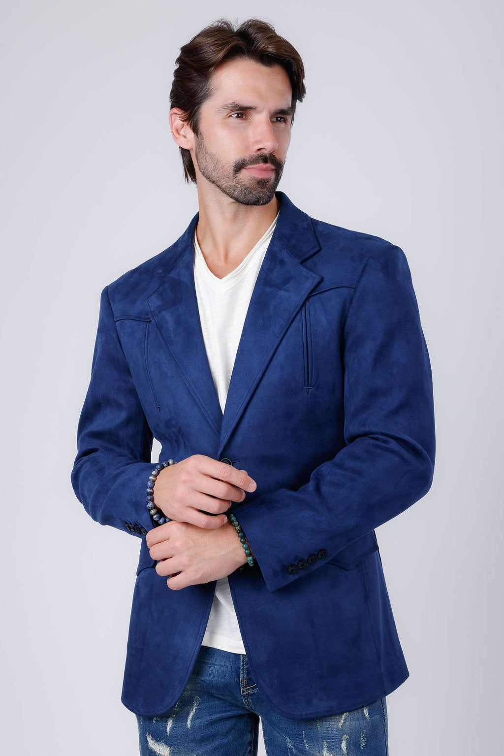 Drowsewrap Suede Blazer