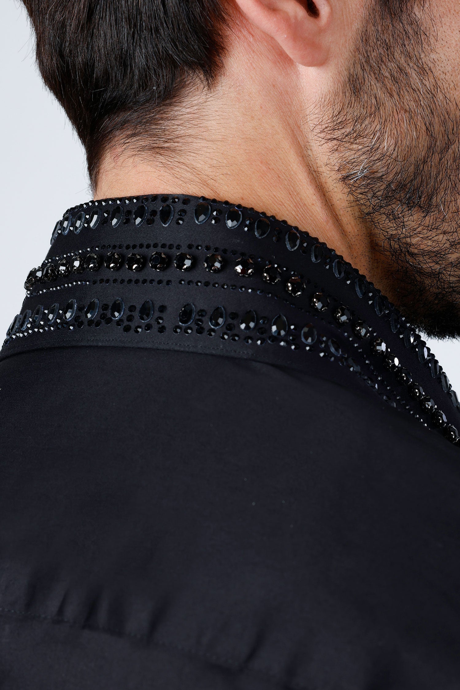 Velcia Rhinestone Long Sleeve Shirt