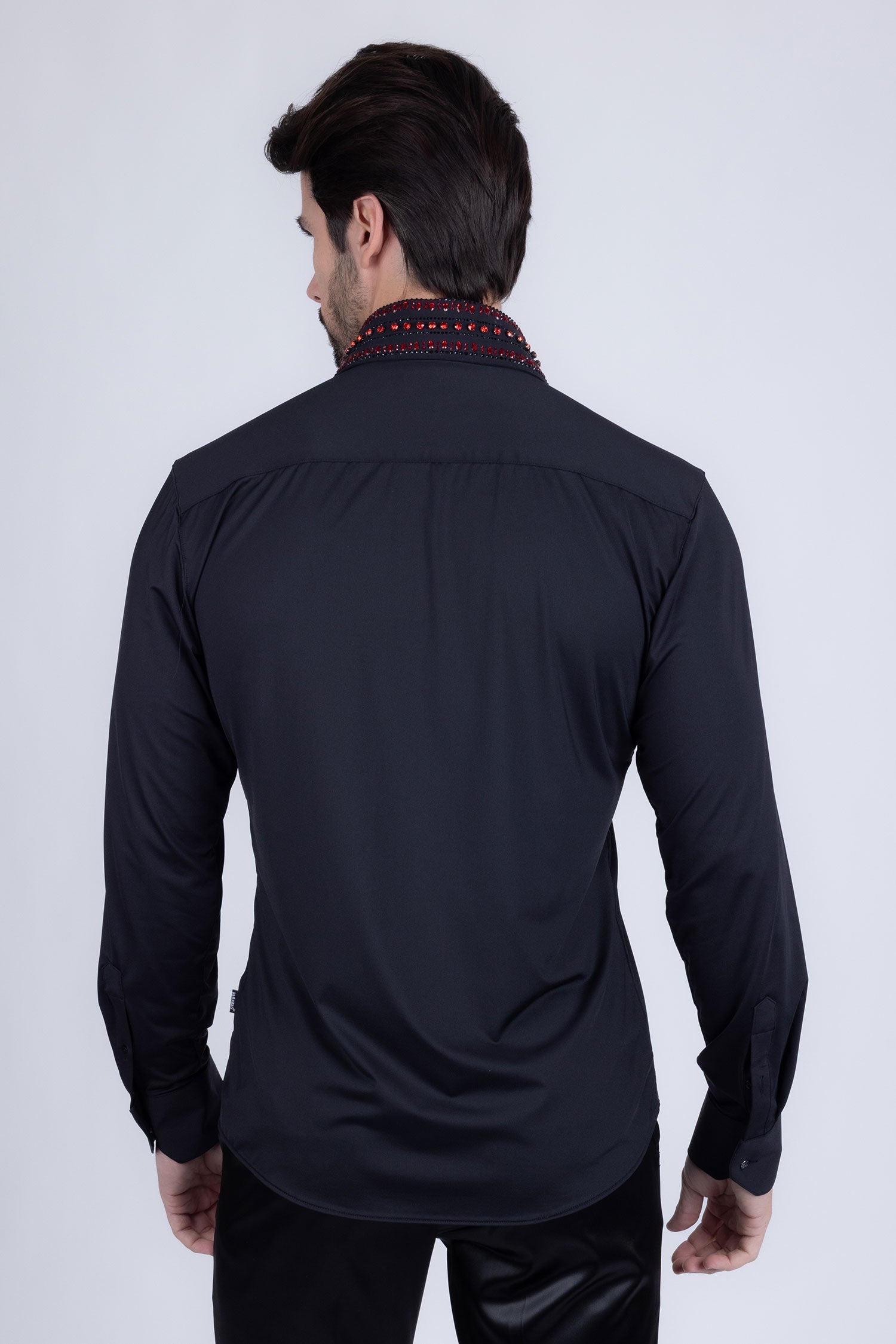 Velcia Rhinestone Long Sleeve Shirt