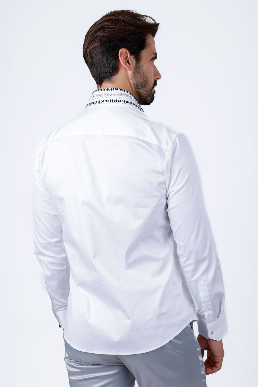 Velcia Rhinestone Long Sleeve Shirt