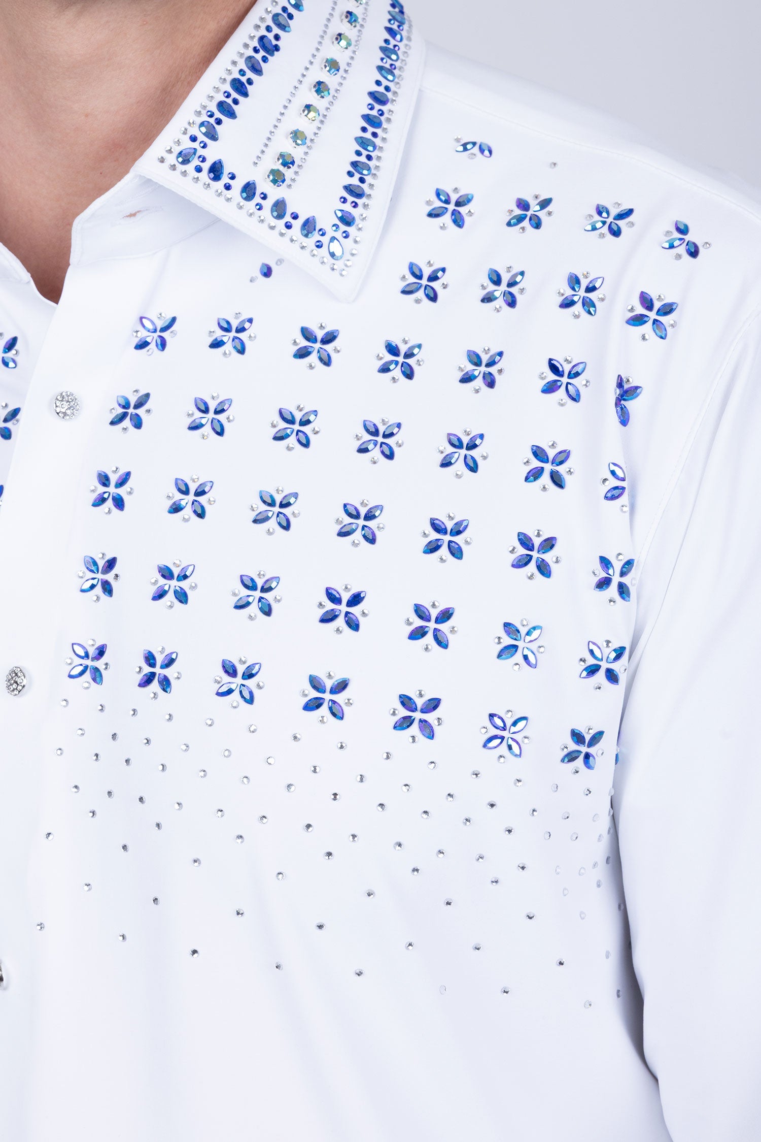 Velcia Rhinestone Long Sleeve Shirt