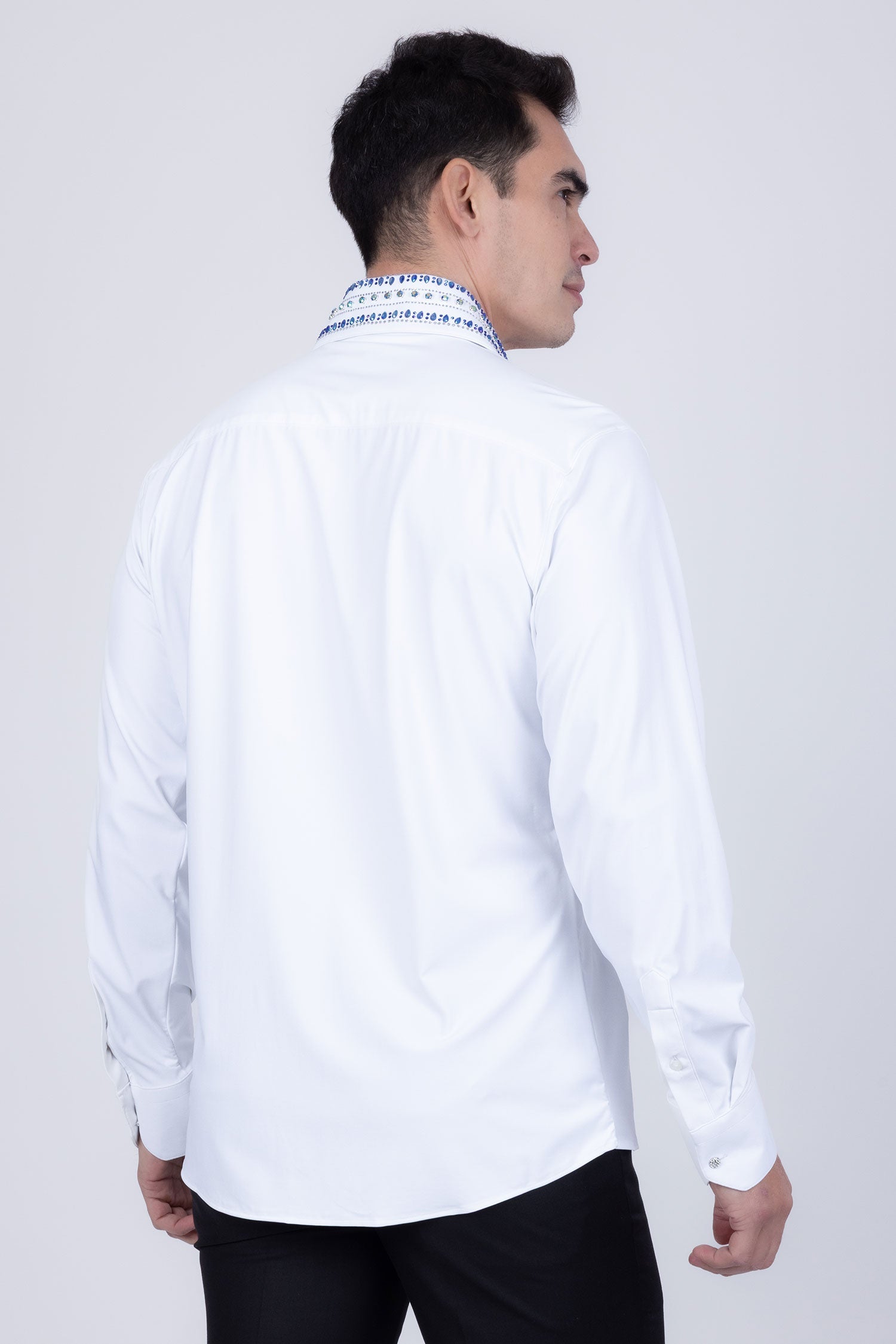 Velcia Rhinestone Long Sleeve Shirt