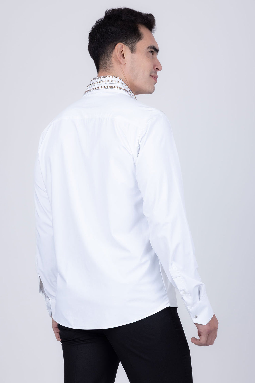 Velcia Rhinestone Long Sleeve Shirt