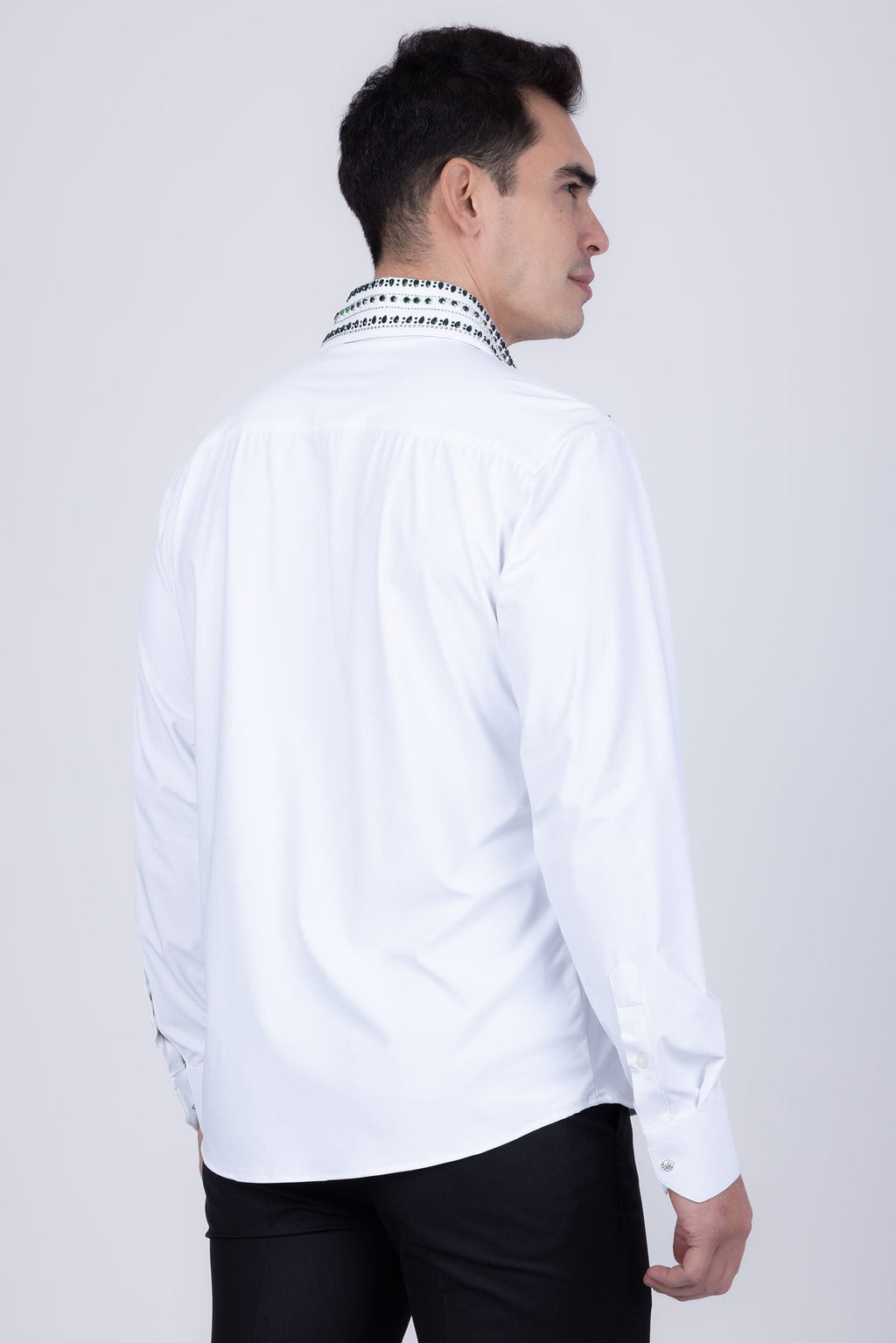 Velcia Rhinestone Long Sleeve Shirt