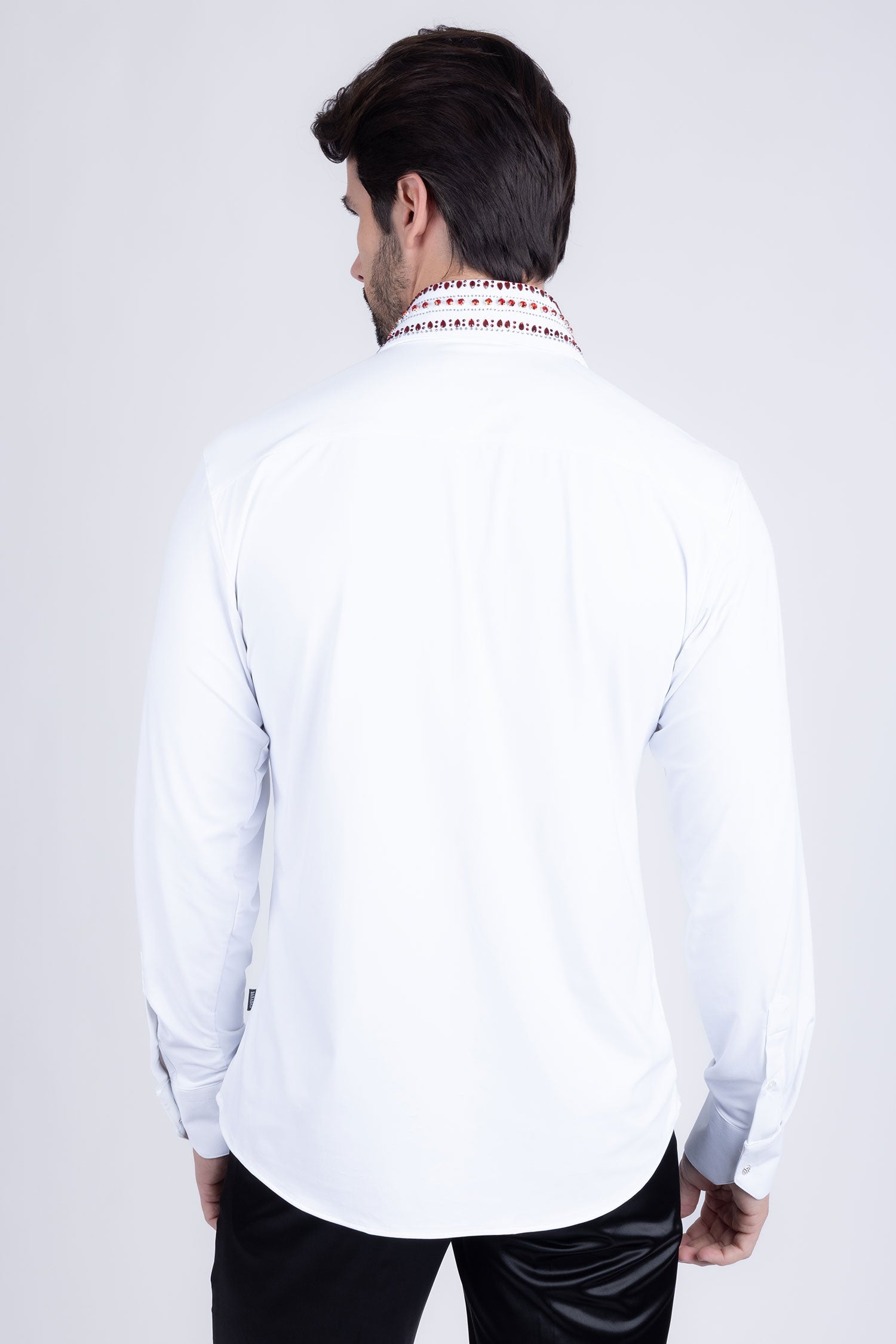 Velcia Rhinestone Long Sleeve Shirt