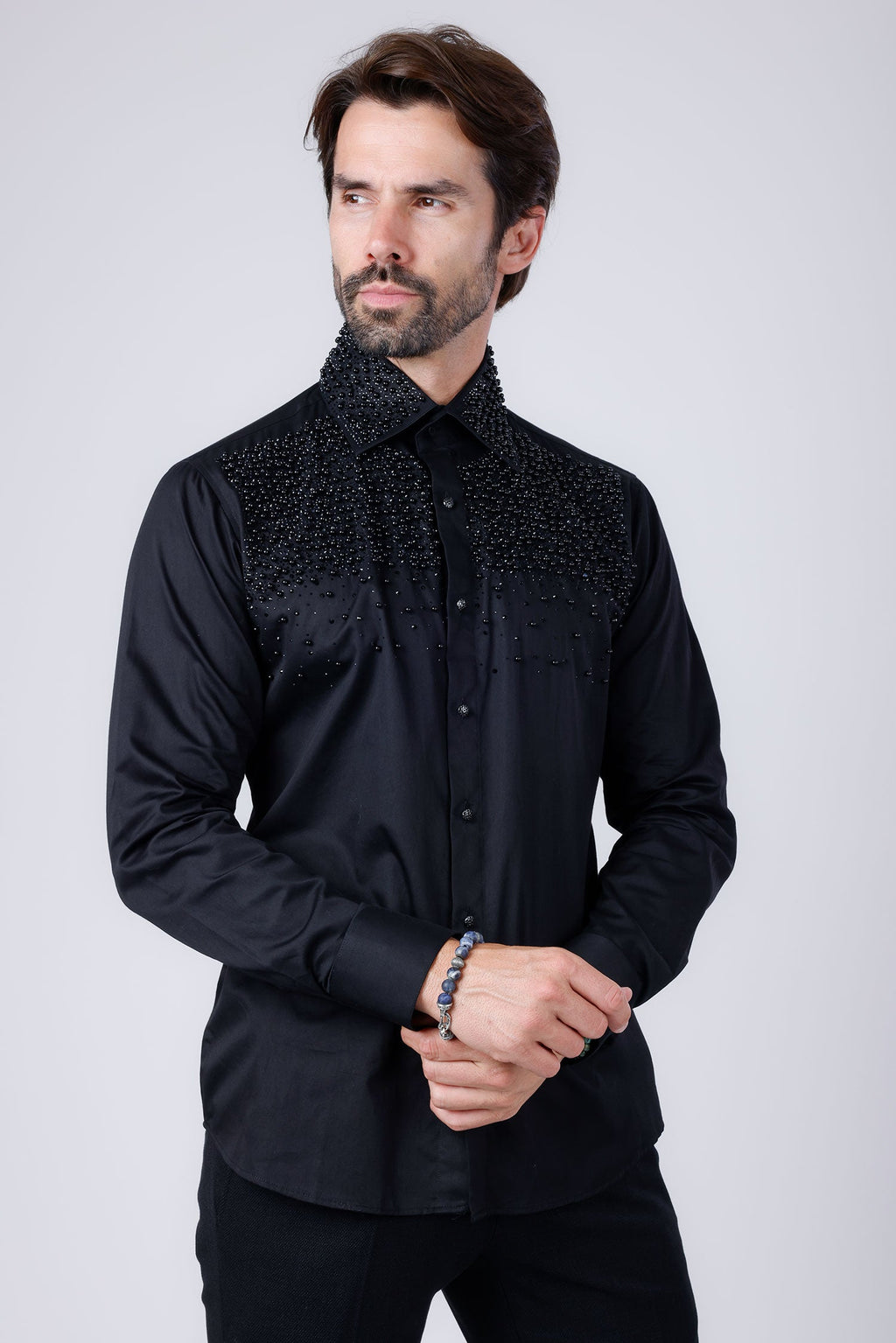 Velona Pearls Long Sleeve Shirt