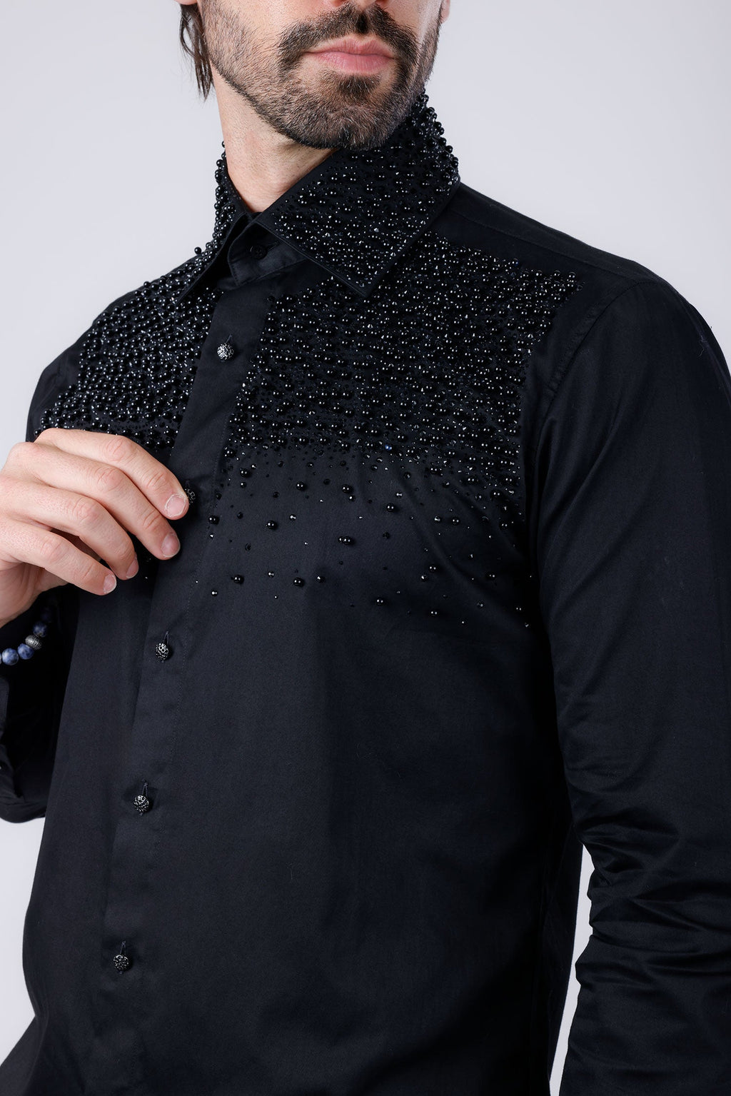 Velona Pearls Long Sleeve Shirt