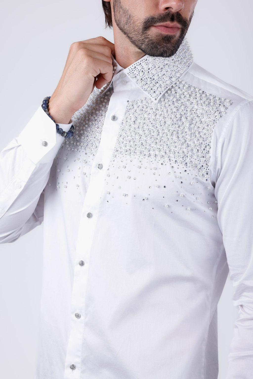 Velona Pearls Long Sleeve Shirt