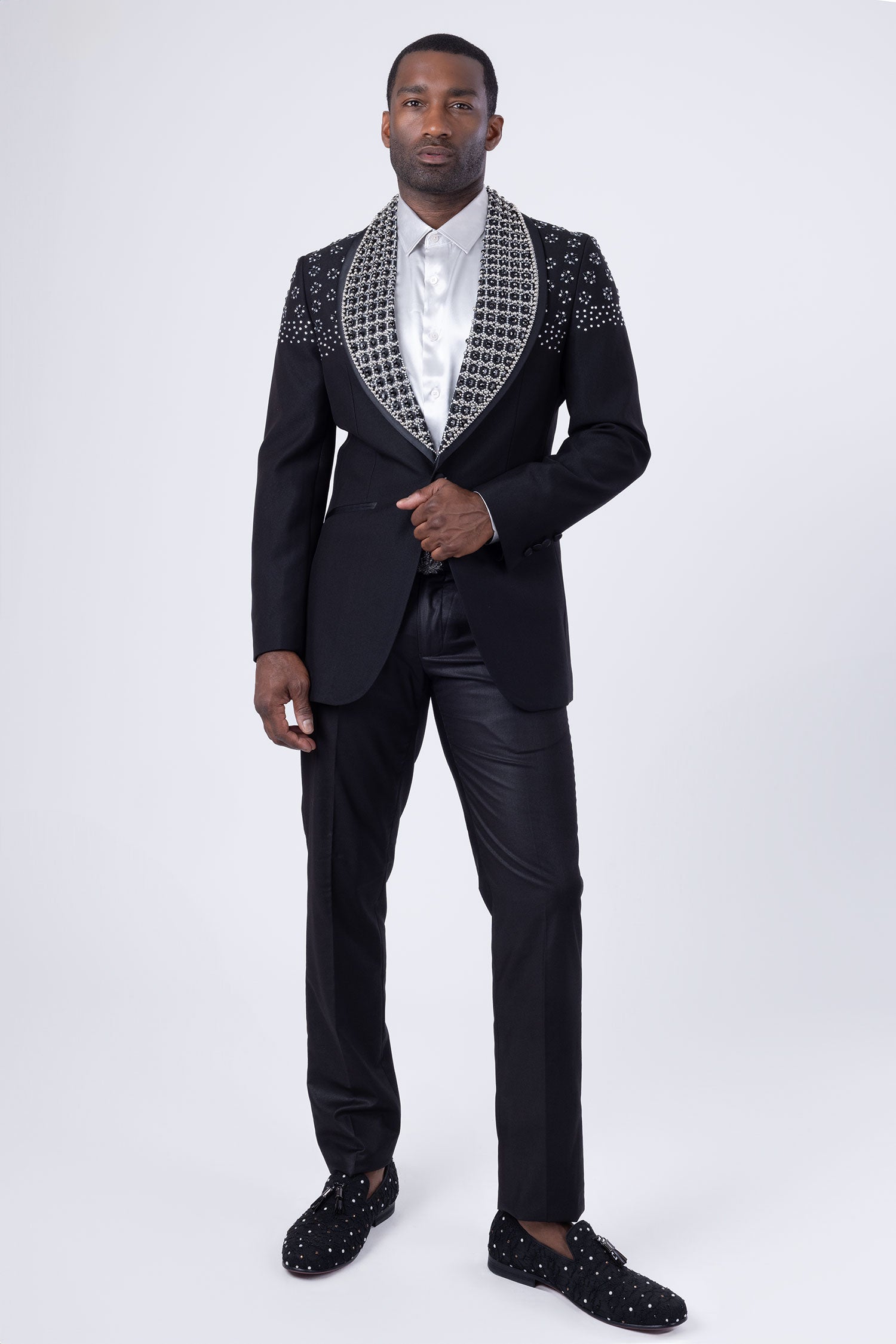 Trelix Rhinestone Blazer