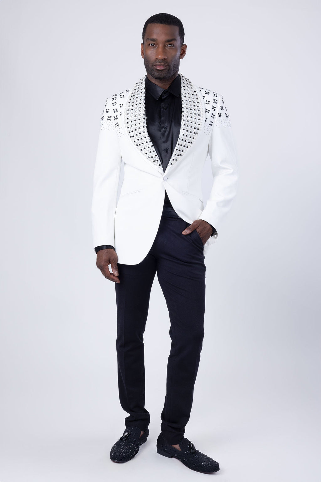 Trelix Rhinestone Blazer