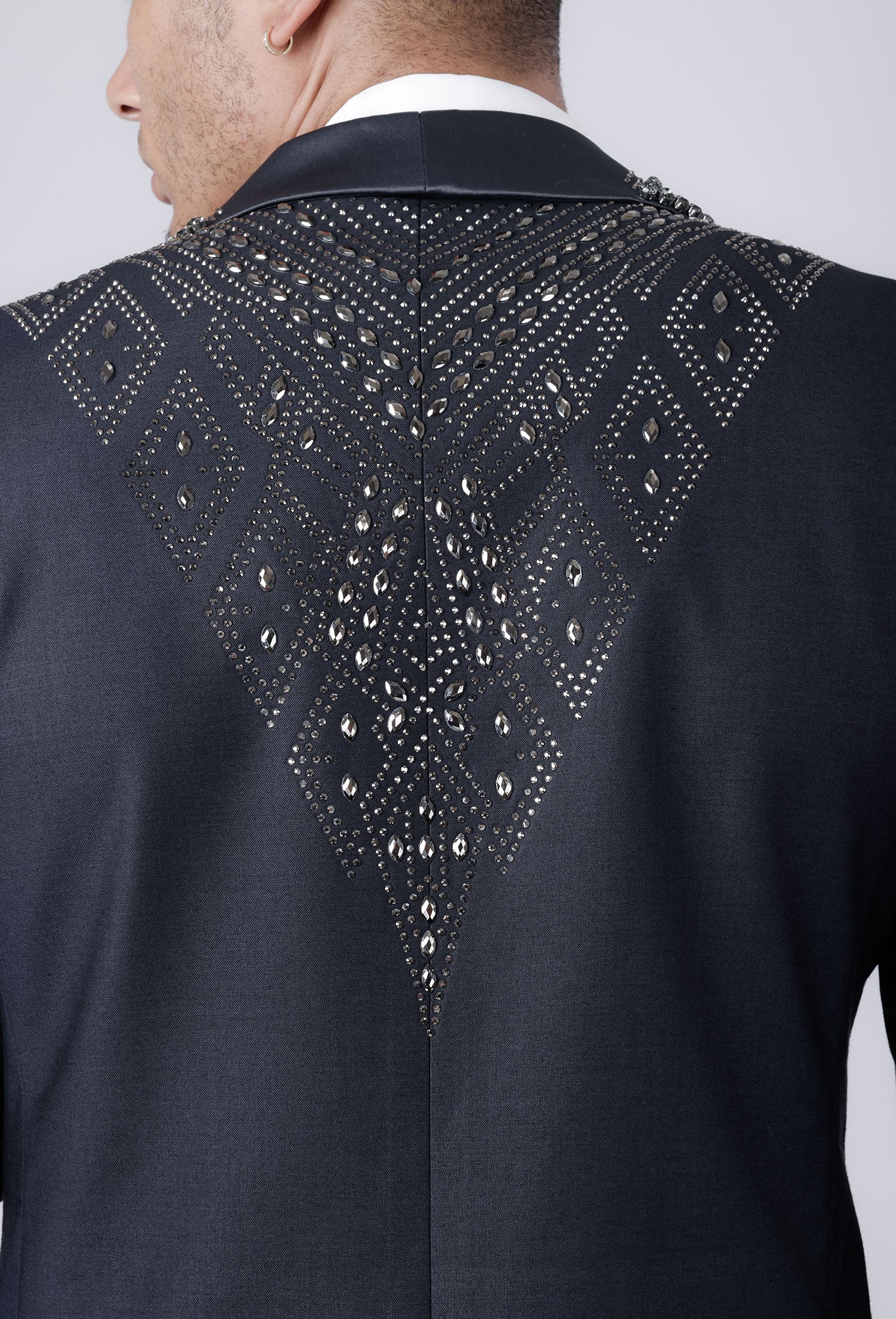 Echohood Rhinestone Blazer