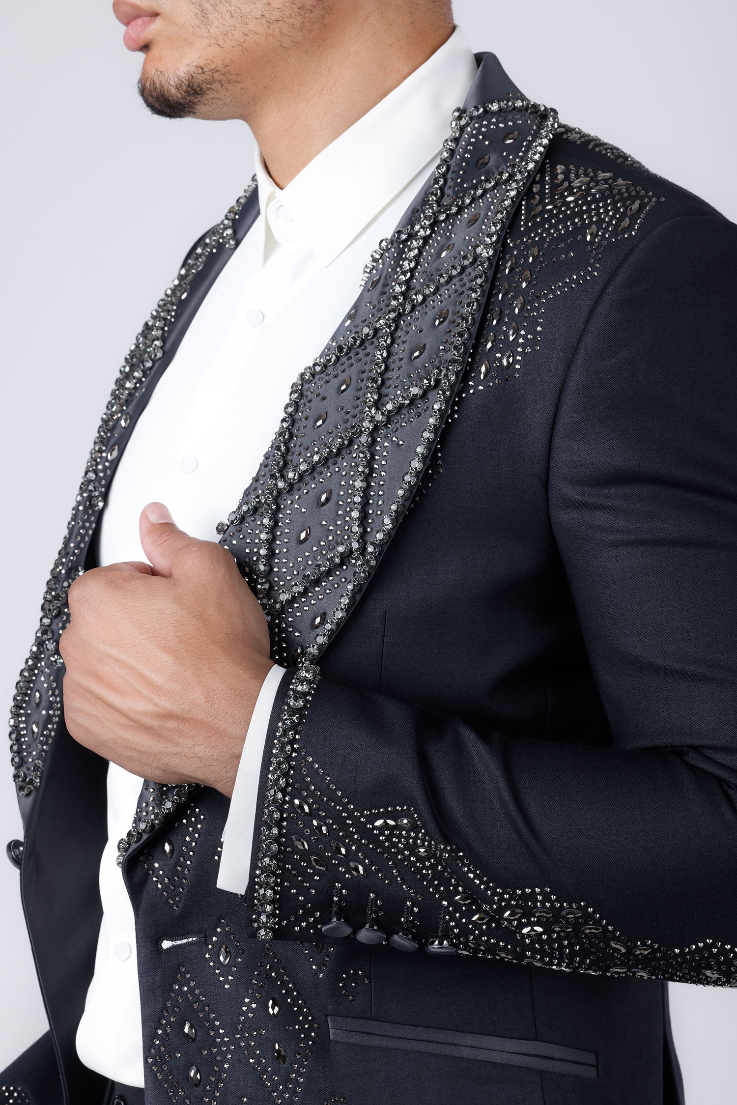 Echohood Rhinestone Blazer