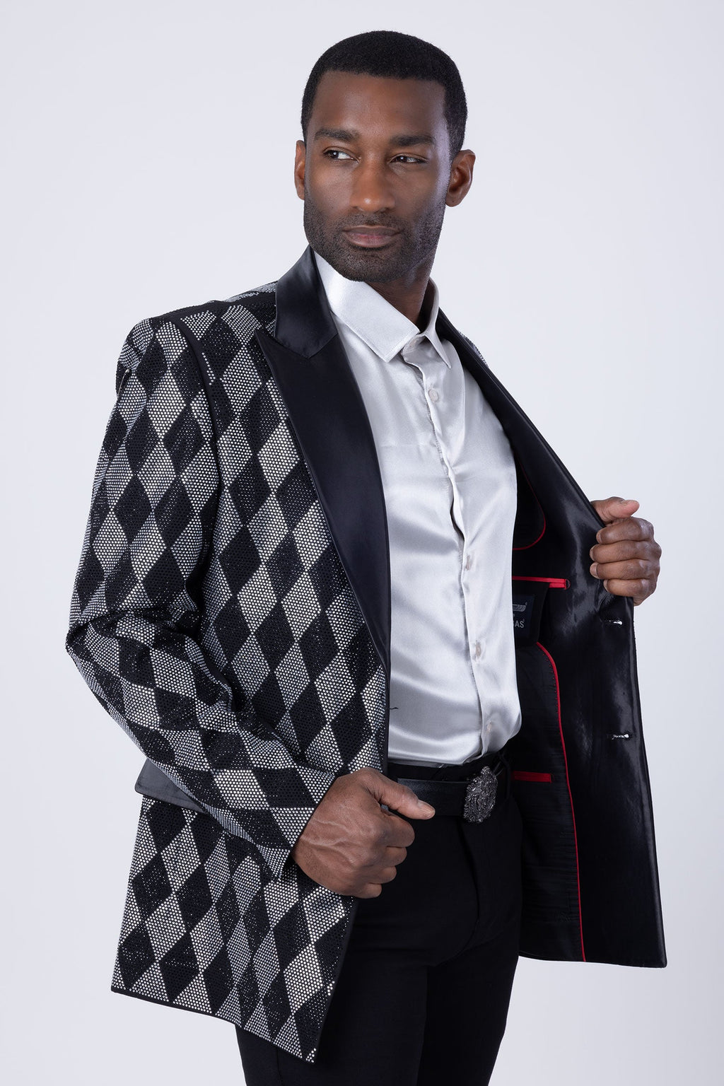 Torva Rhinestone Blazer