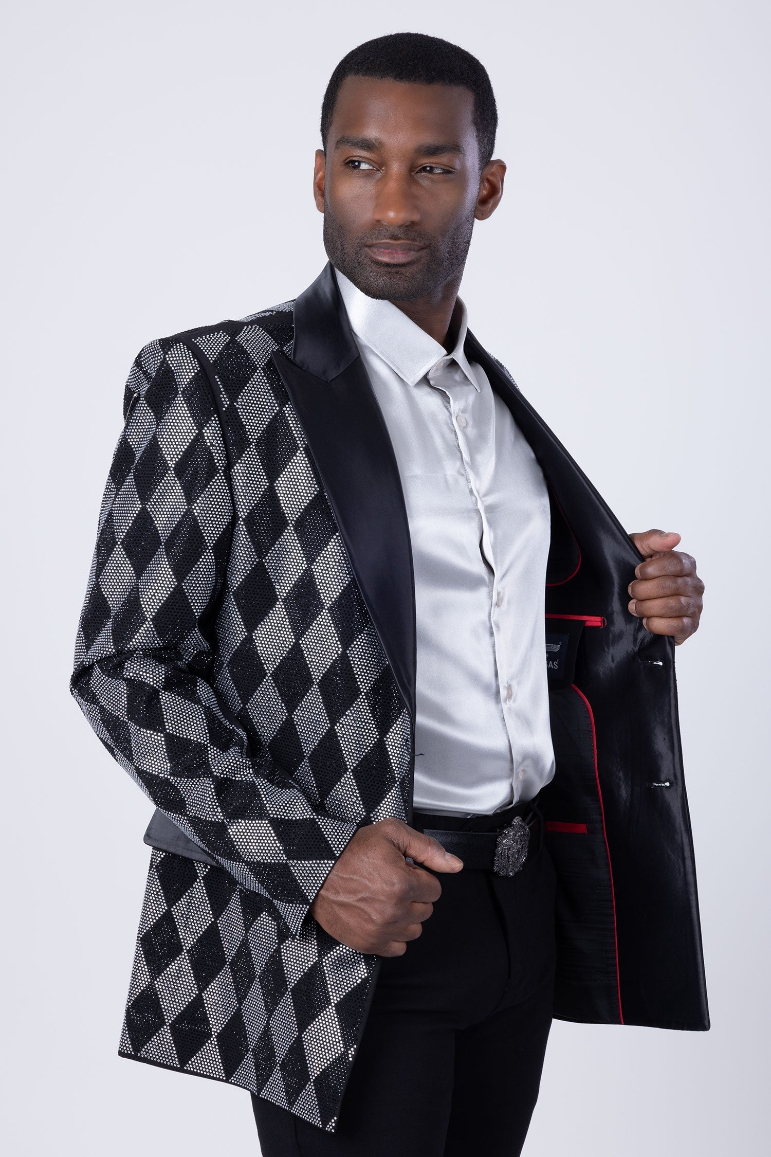 Torva Rhinestone Blazer