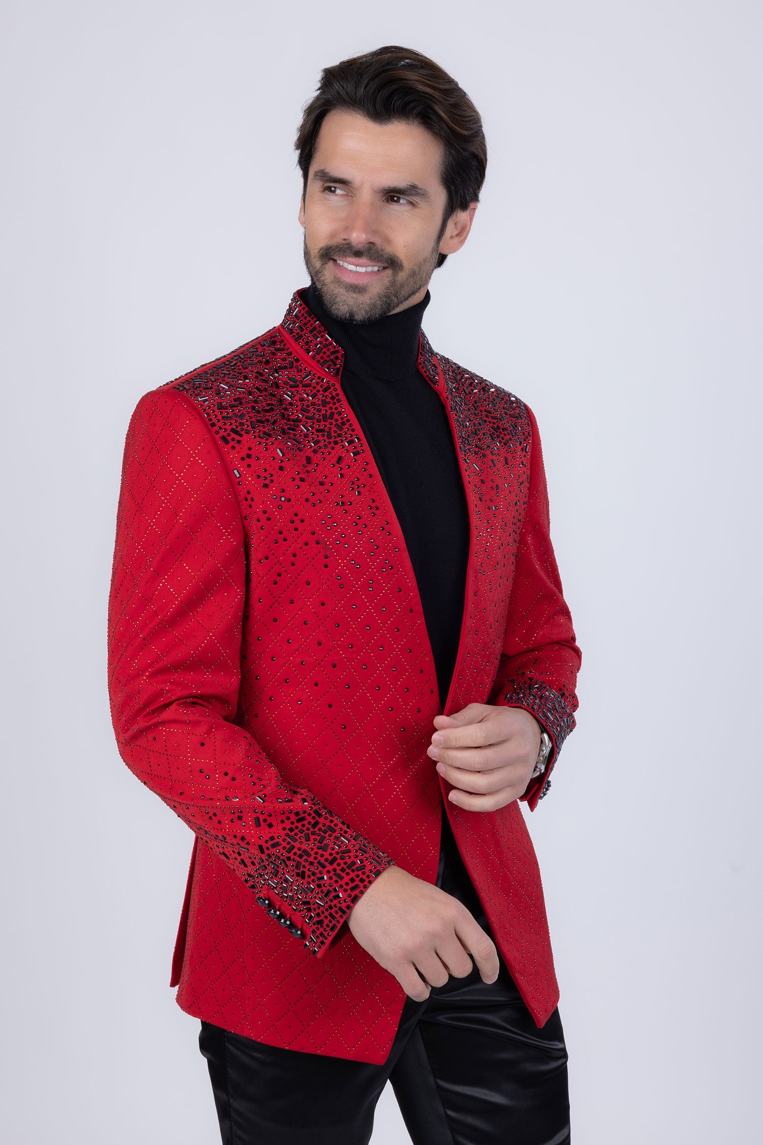 Trivon Rhinestone Blazer