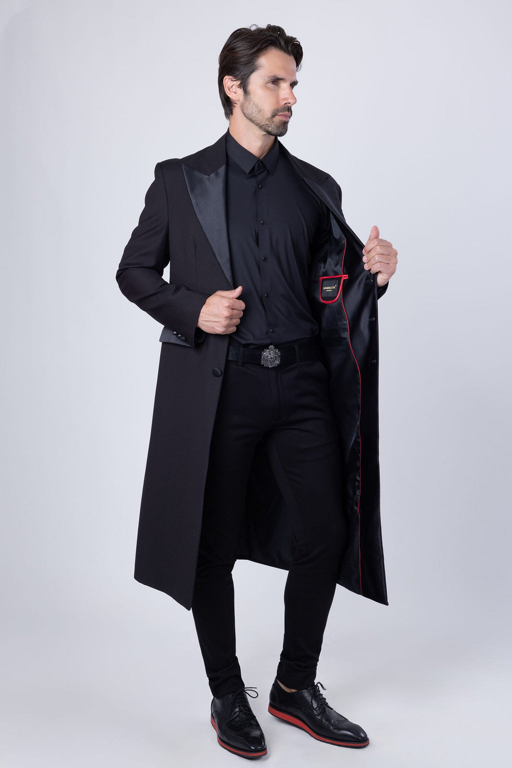Fabledrobe Solid Long Coat