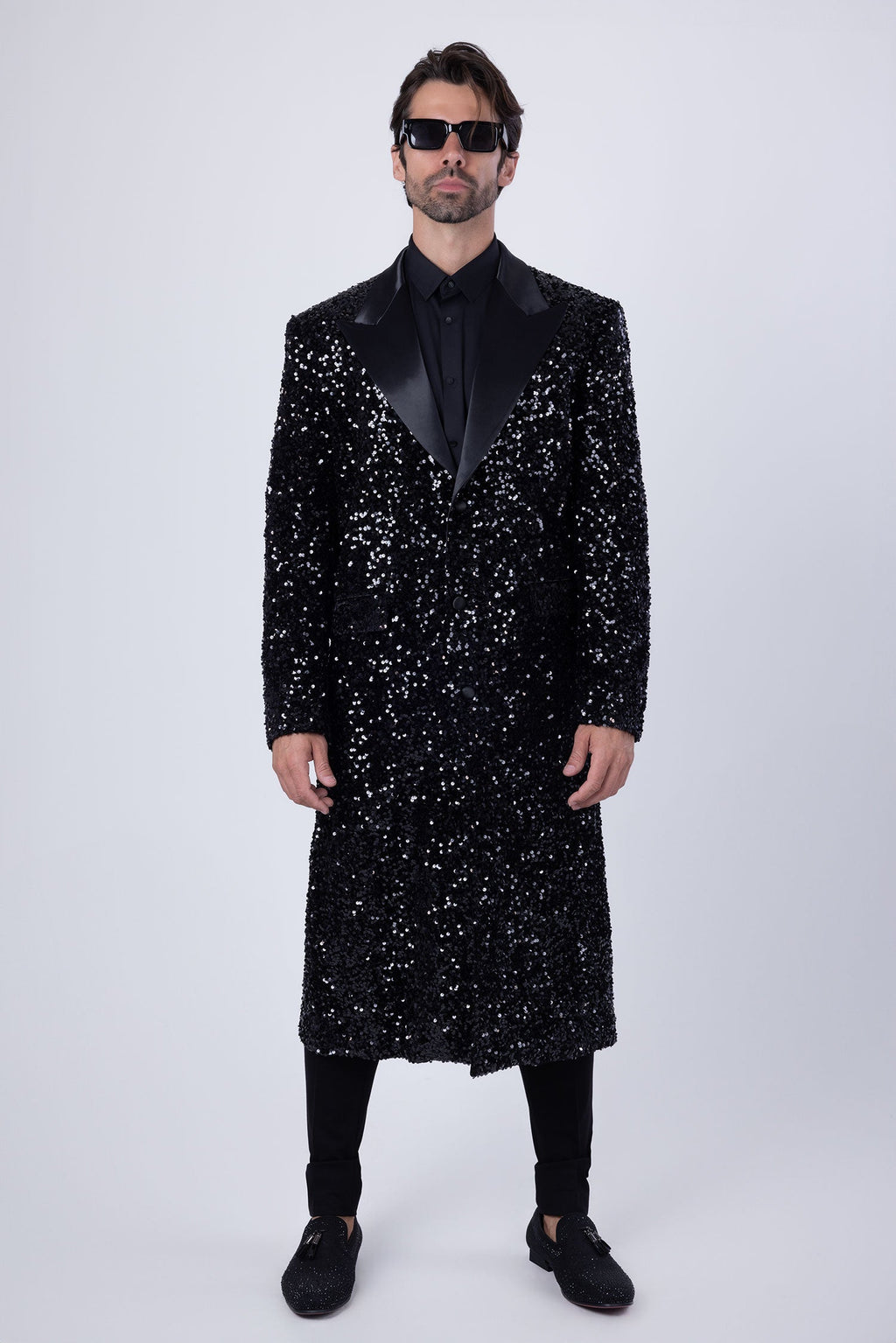 Tovira Sequin Long Coat
