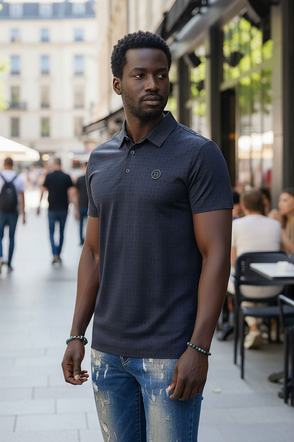 Mumbai Checkered Polo Shirt