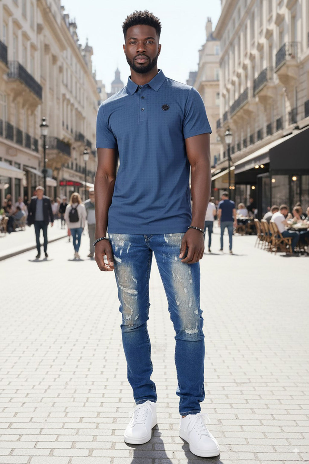 Mumbai Checkered Polo Shirt