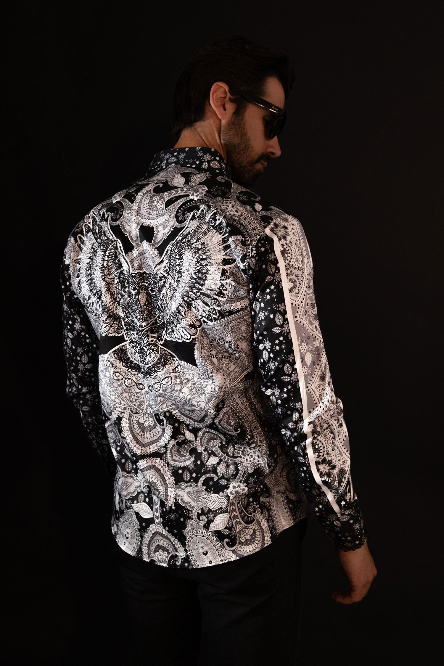 Blushwrap Rhinestone Long Sleeve Shirt