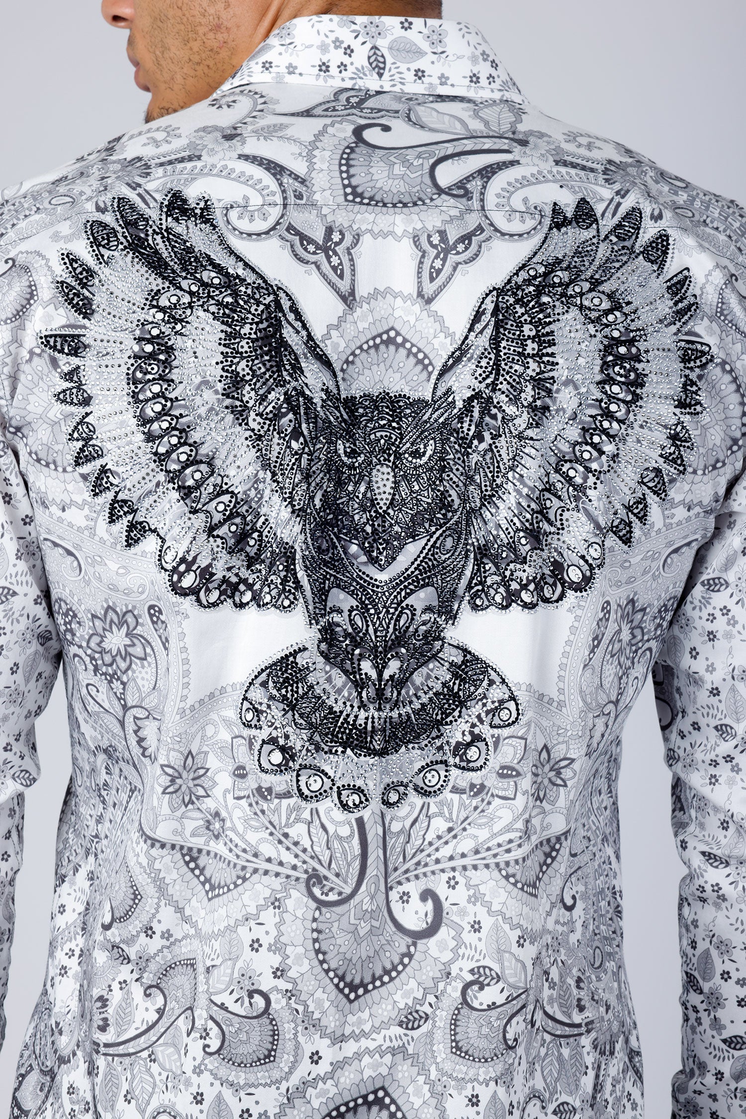 Blushwrap Rhinestone Long Sleeve Shirt