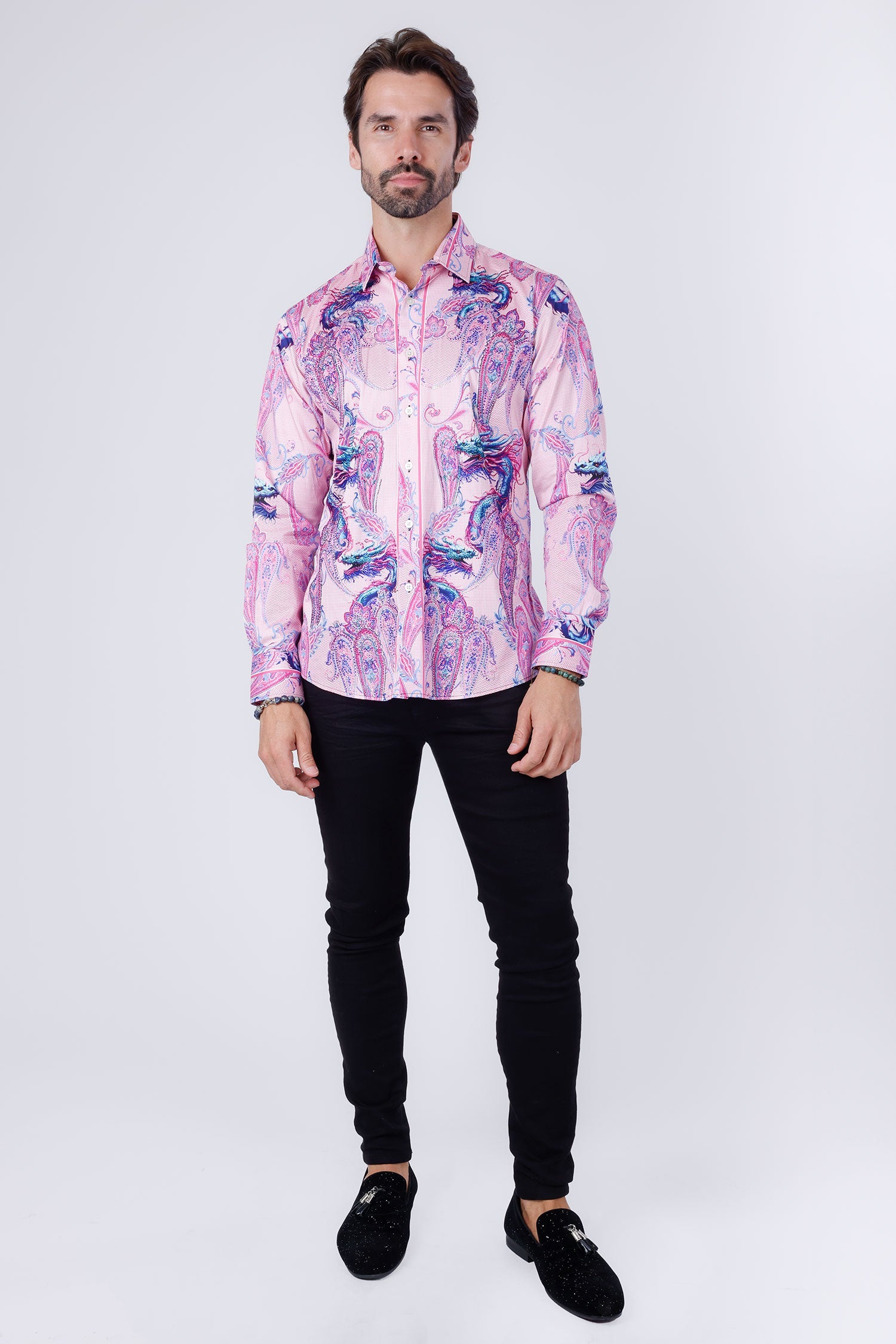Breechquilt Rhinestone Long Sleeve Shirt