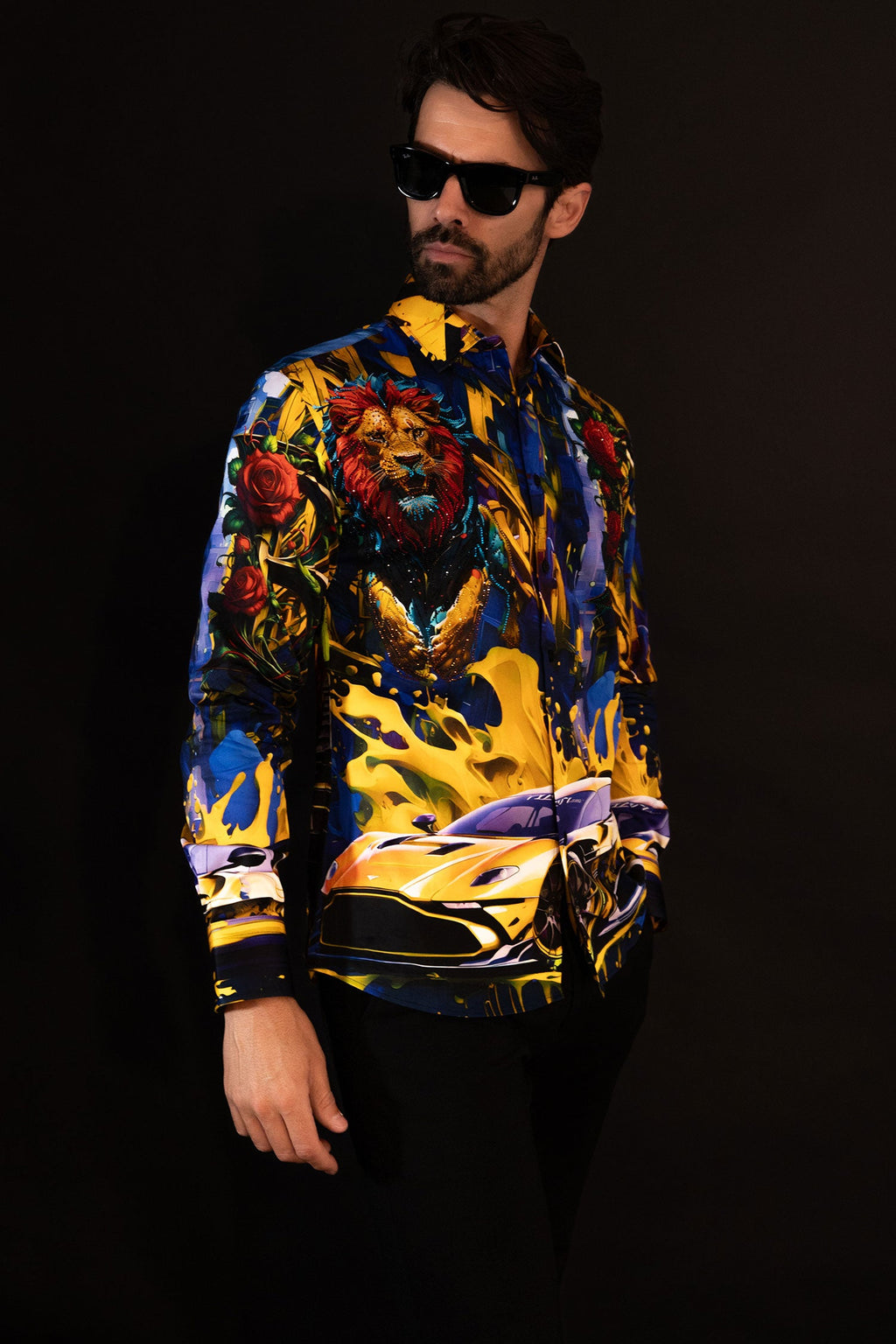 Breezery Rhinestone Long Sleeve Shirt