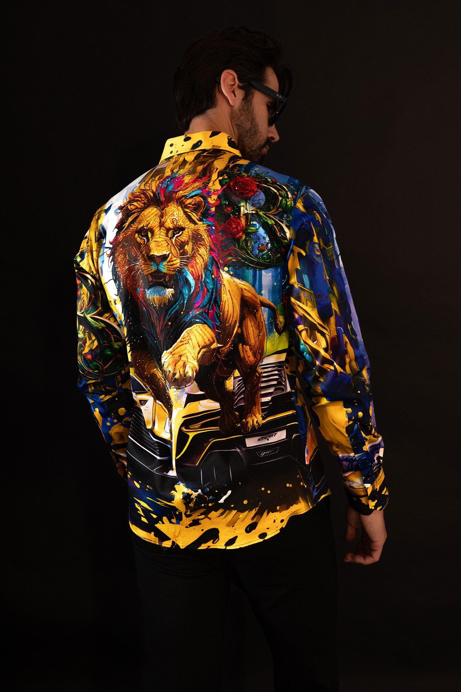 Breezery Rhinestone Long Sleeve Shirt