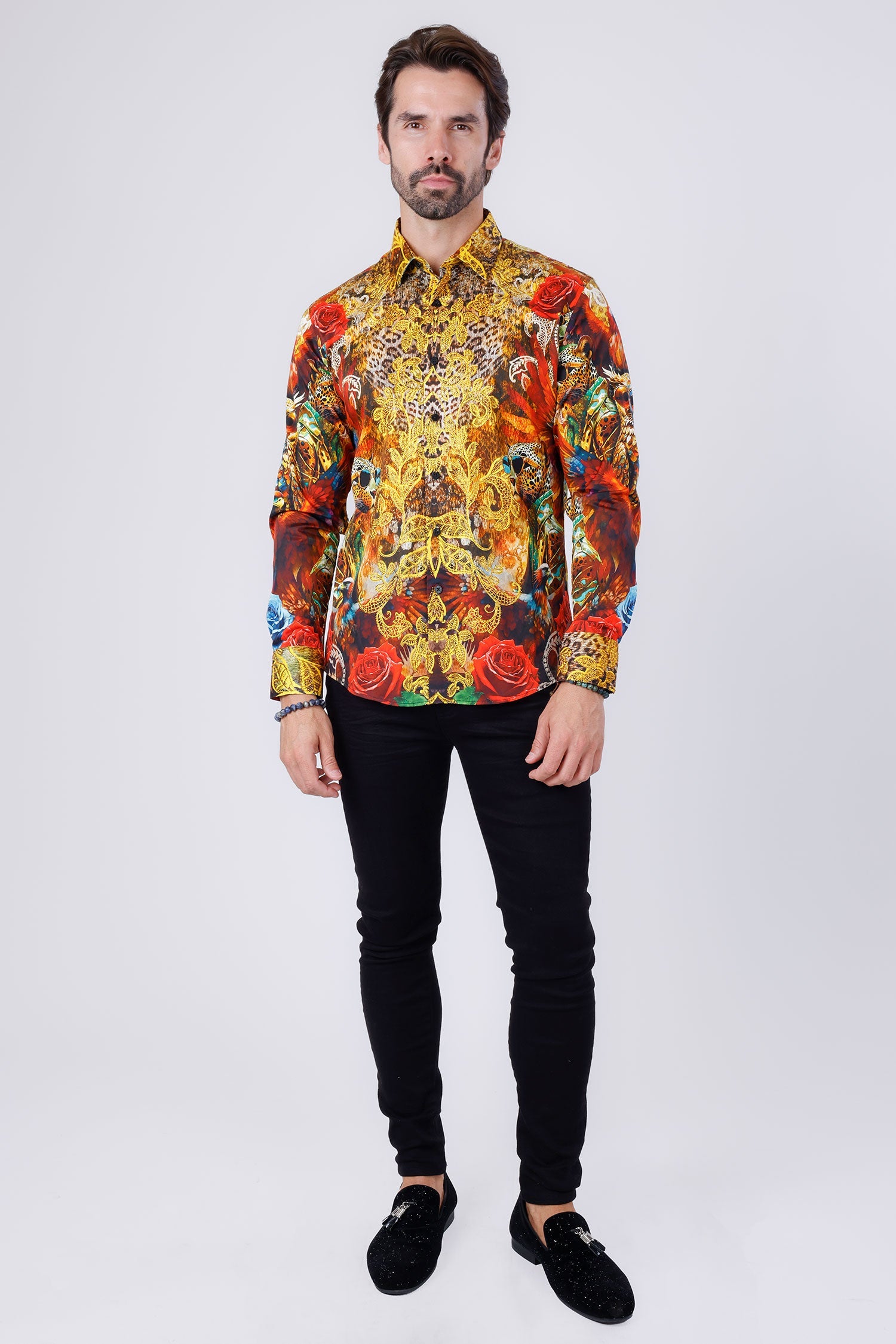 Charmspun Rhinestone Long Sleeve Shirt