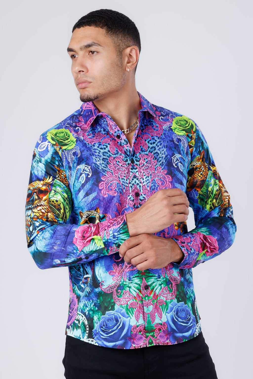 Charmspun Rhinestone Long Sleeve Shirt