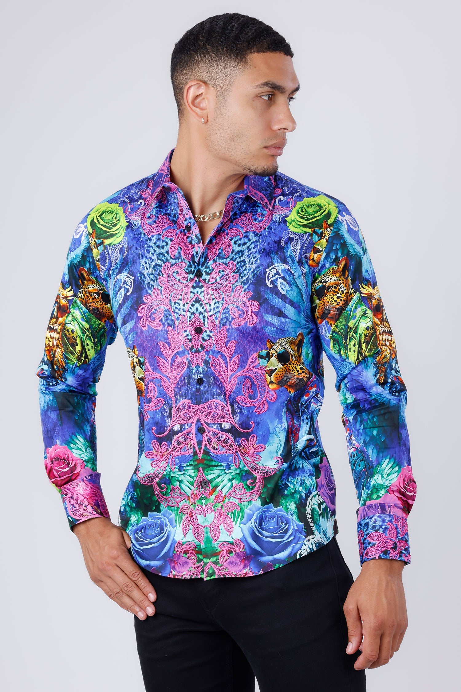 Charmspun Rhinestone Long Sleeve Shirt