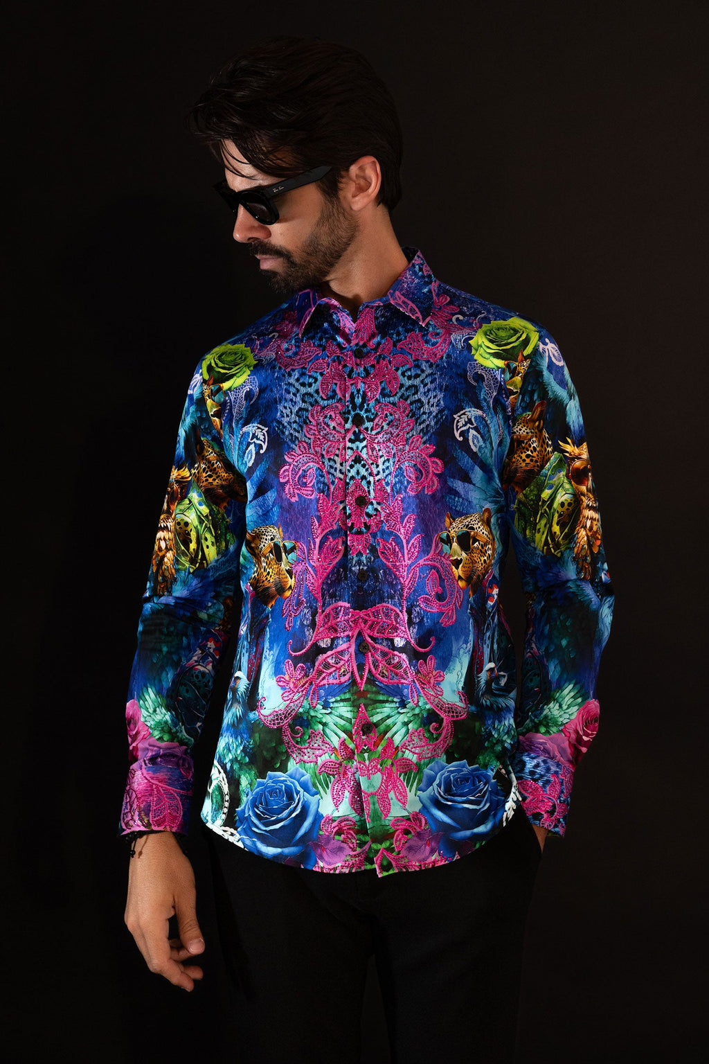 Charmspun Rhinestone Long Sleeve Shirt