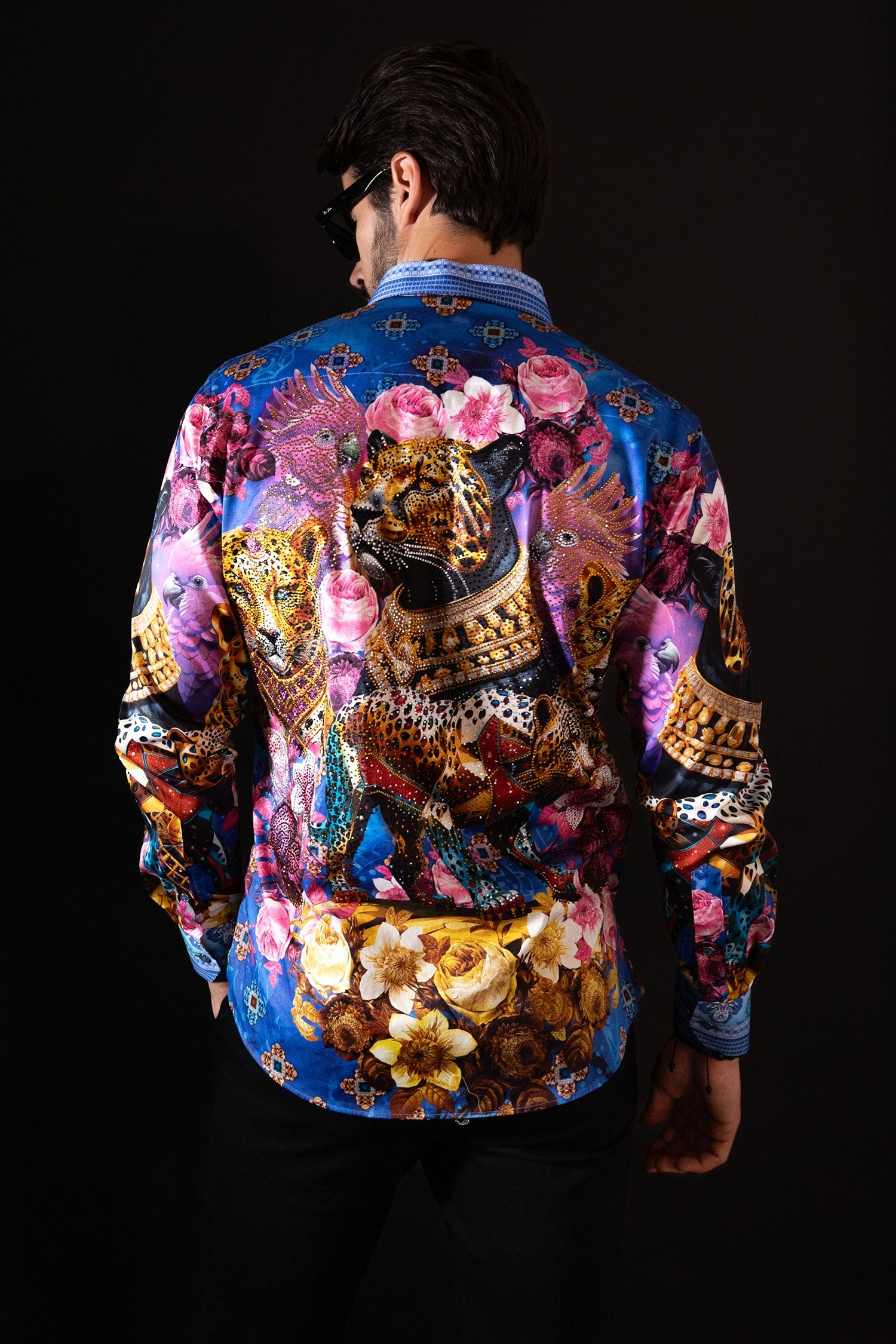 Glowgaiter Rhinestone Long Sleeve Shirt